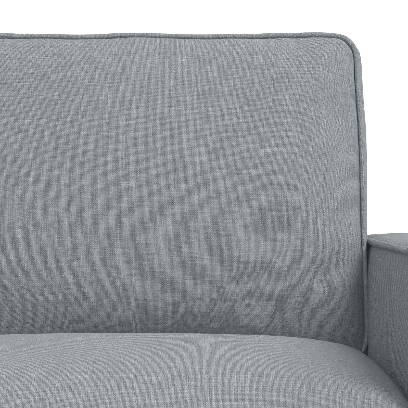 Canapé 120cm 2 pcs Gris clair Métал - XIOS