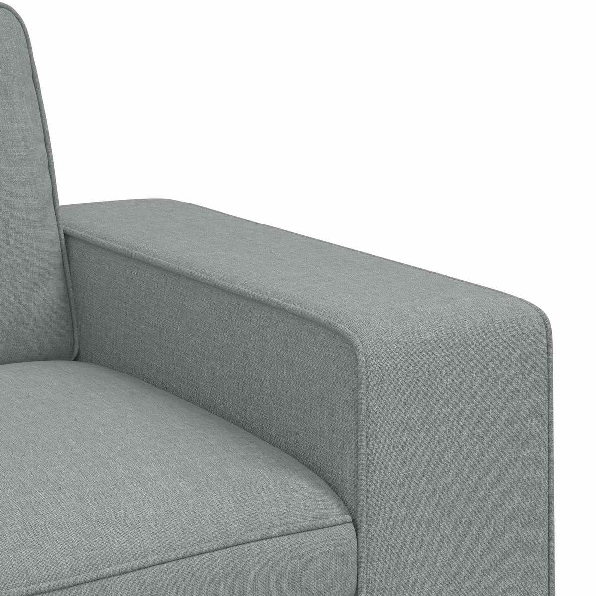 Ensemble de Canapés 2 pc Gris clair tissu