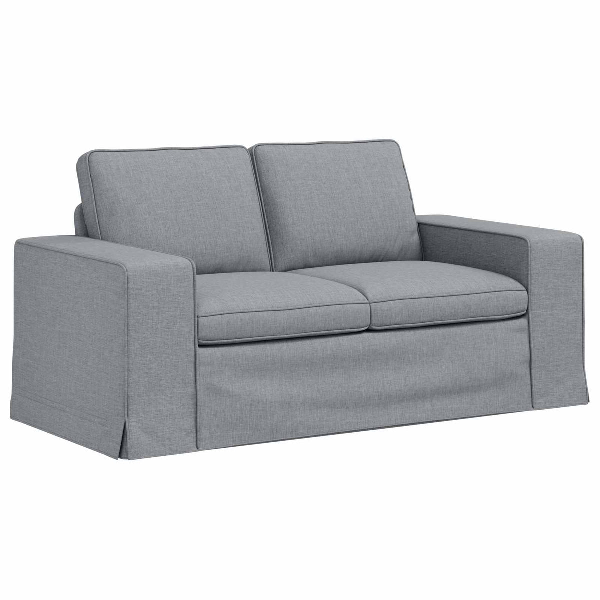 Ensemble de Canapés 2 pc Gris clair tissu
