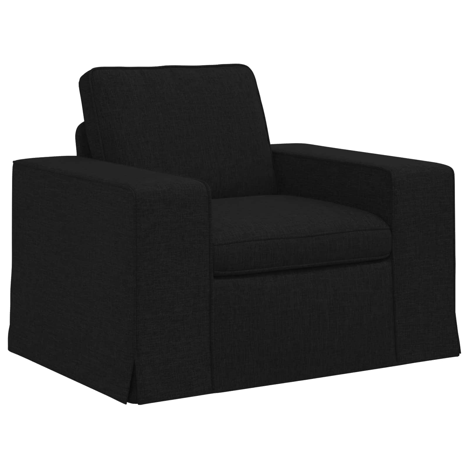 Canapé 120cm 2 pcs Noir Métал - XIOS
