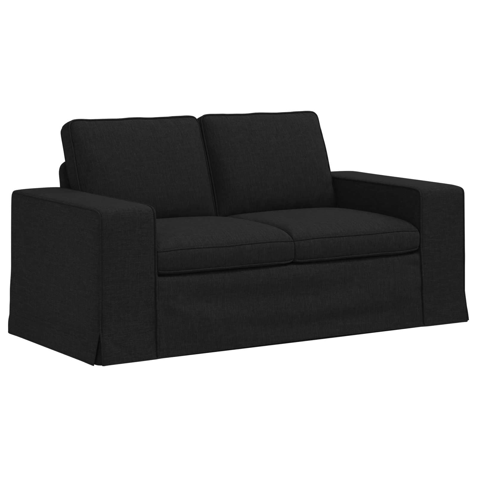 Canapé 120cm 2 pcs Noir Métал - XIOS