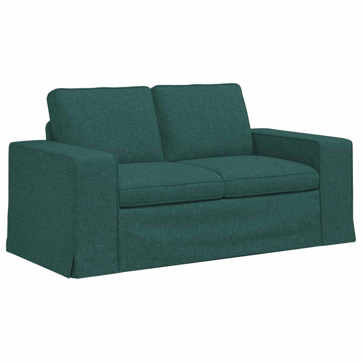 Ensemble de Canapés 2 pc Vert foncé tissu