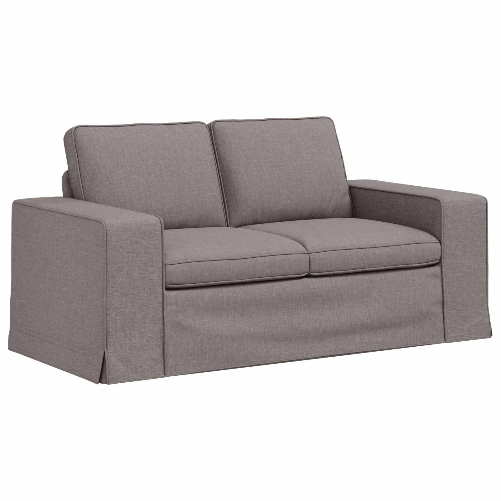 Canapé 120cm 2 pcs Taupe Métал - XIOS