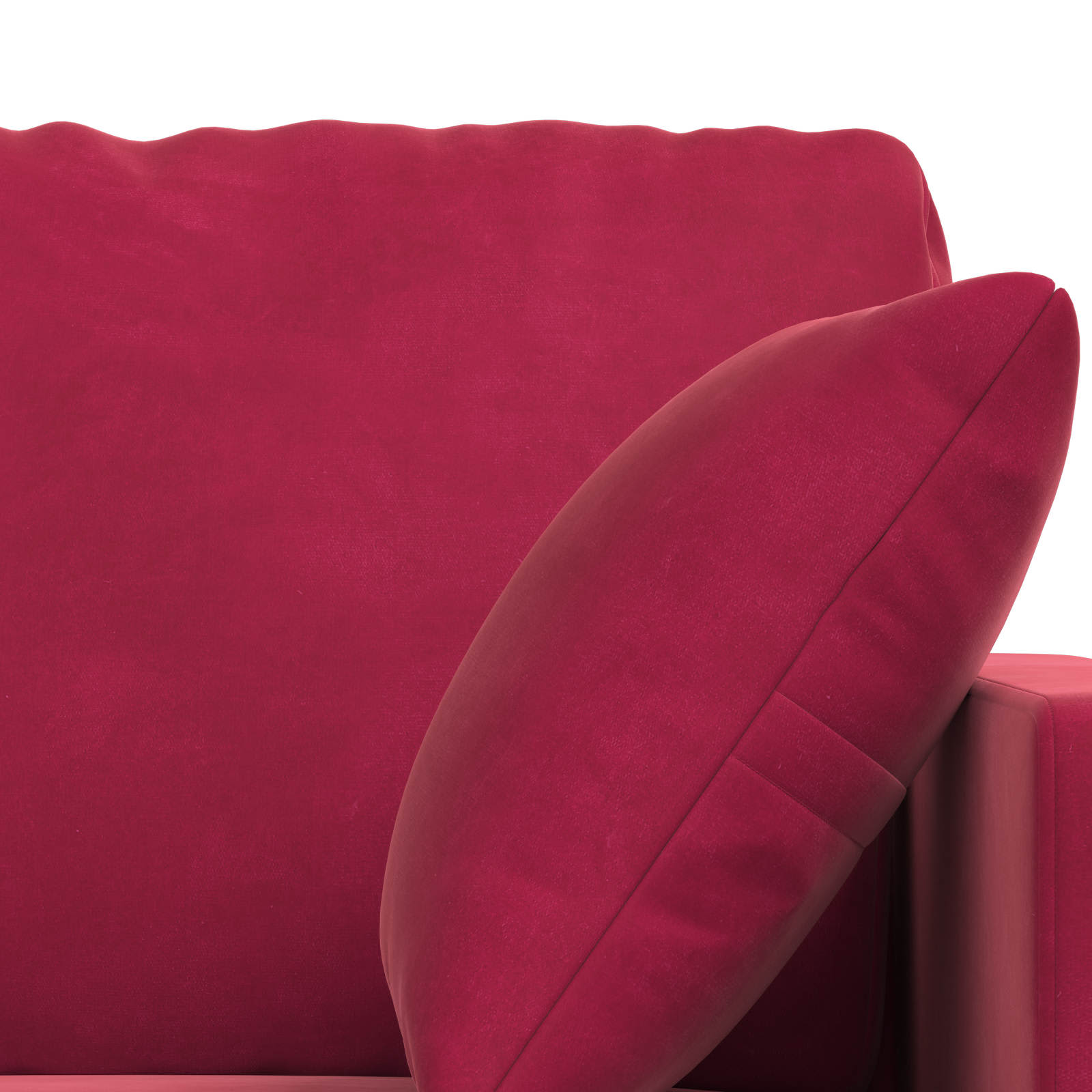 Ensemble de Canapés 2 pcs Bordeaux 138 x 78 x 80 cm Velours - XIOS