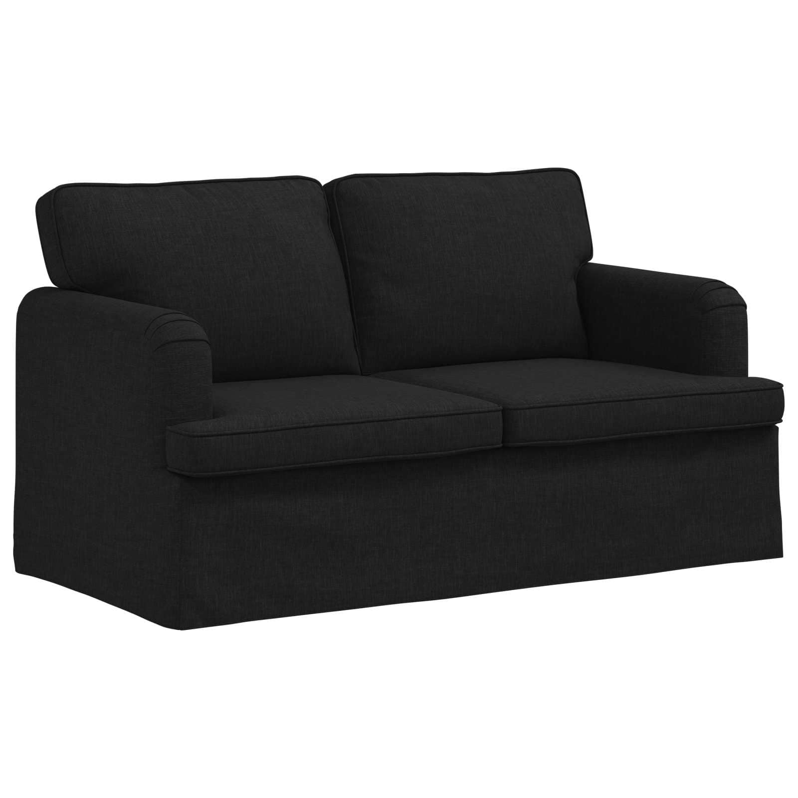 Canapé 120cm 2 pcs Noir Métал - XIOS