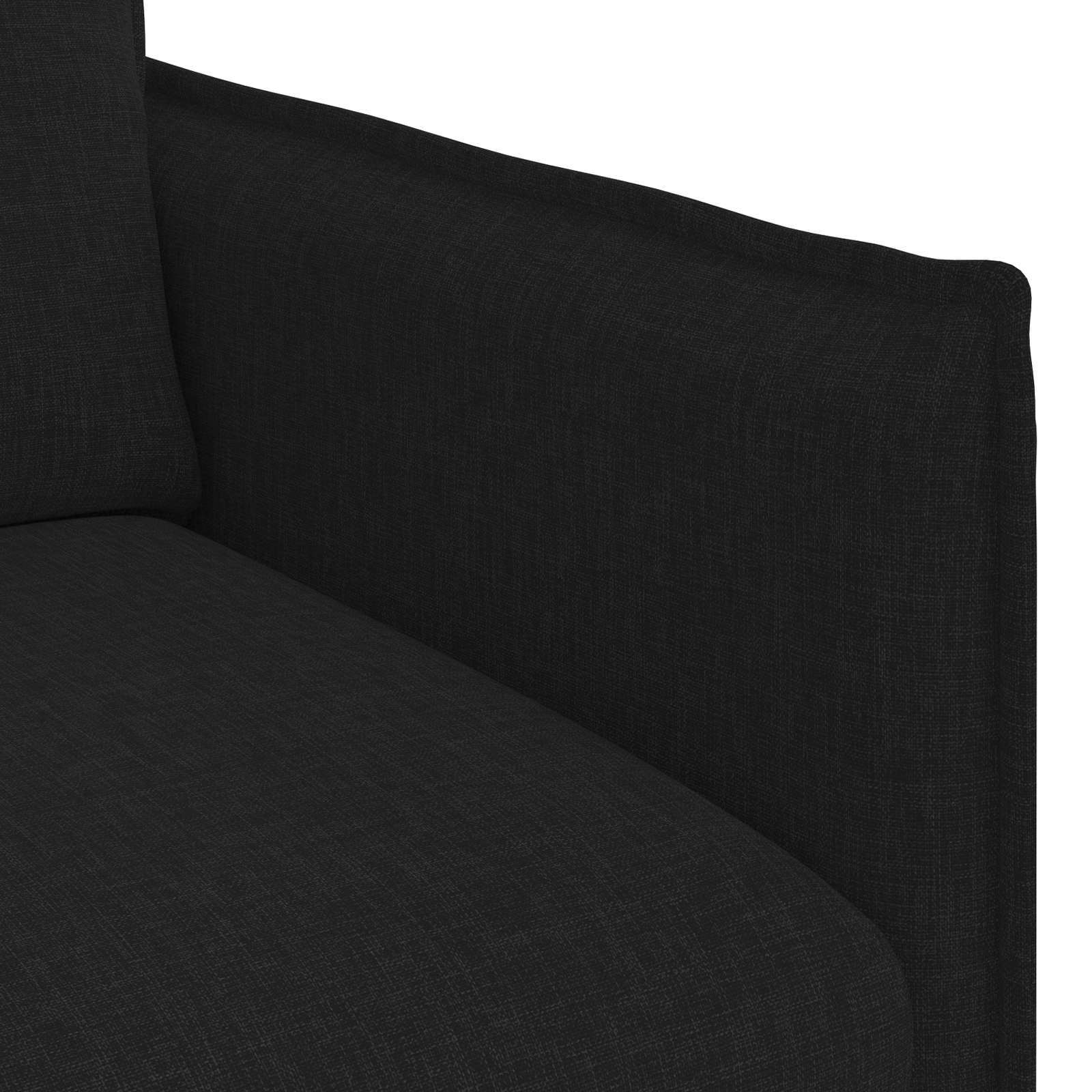 Canapé 120cm 2 pcs Noir Métал - XIOS