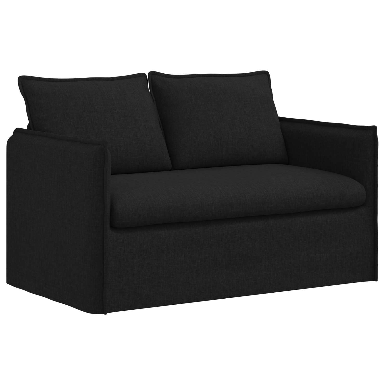 Canapé 120cm 2 pcs Noir Métал - XIOS
