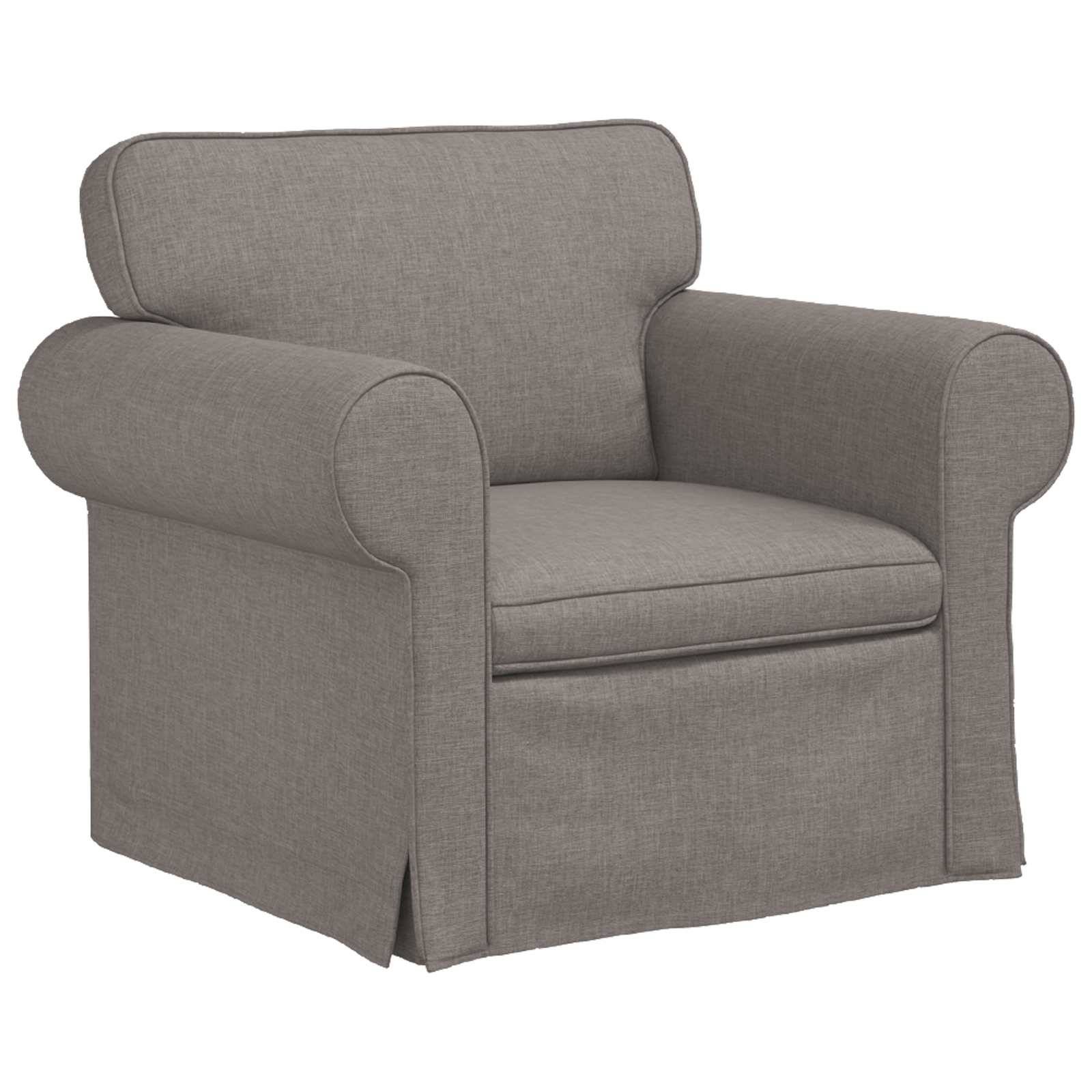 Canapé 140cm 2 pcs Taupe Métал - XIOS