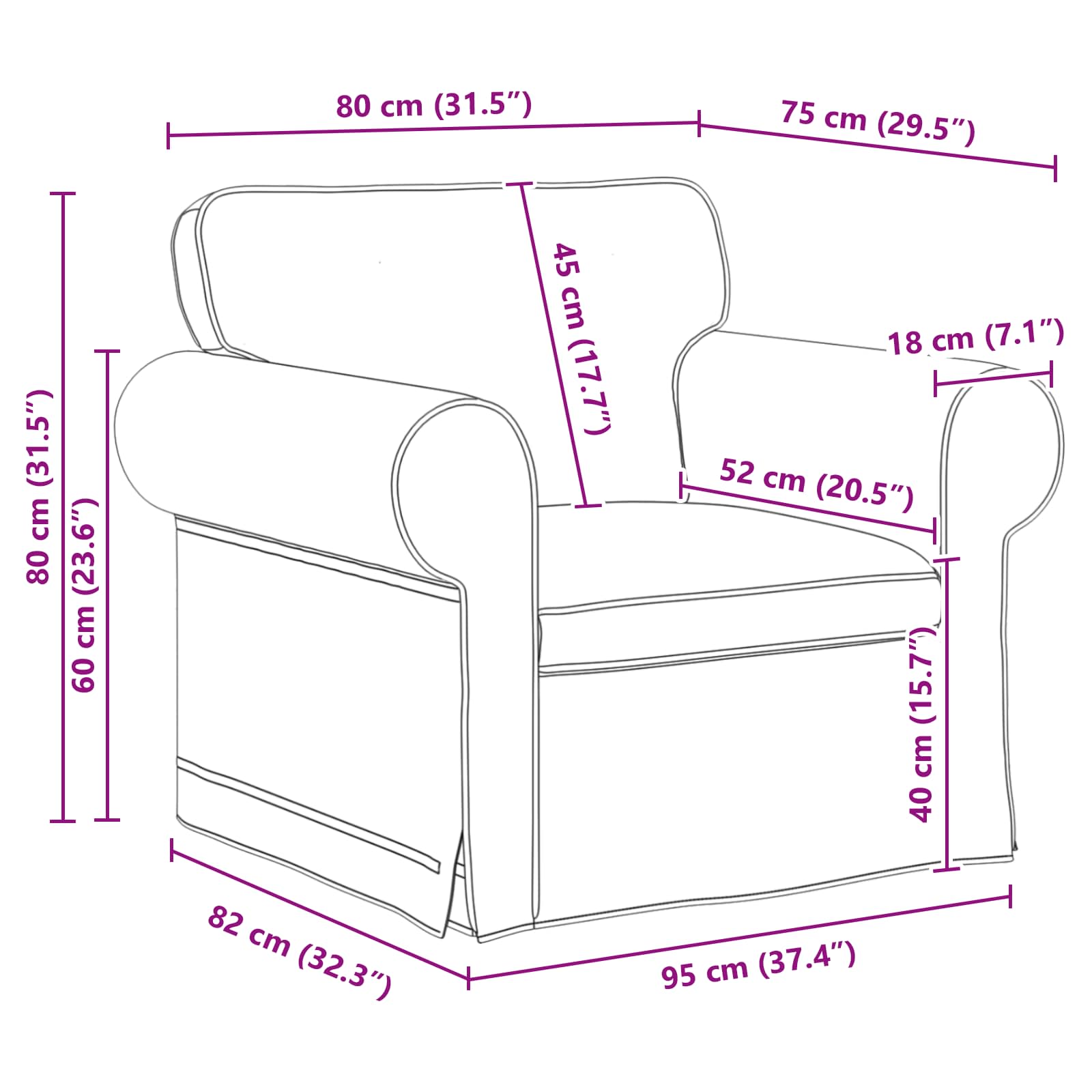 Canapé 140cm 2 pcs Taupe Métал - XIOS