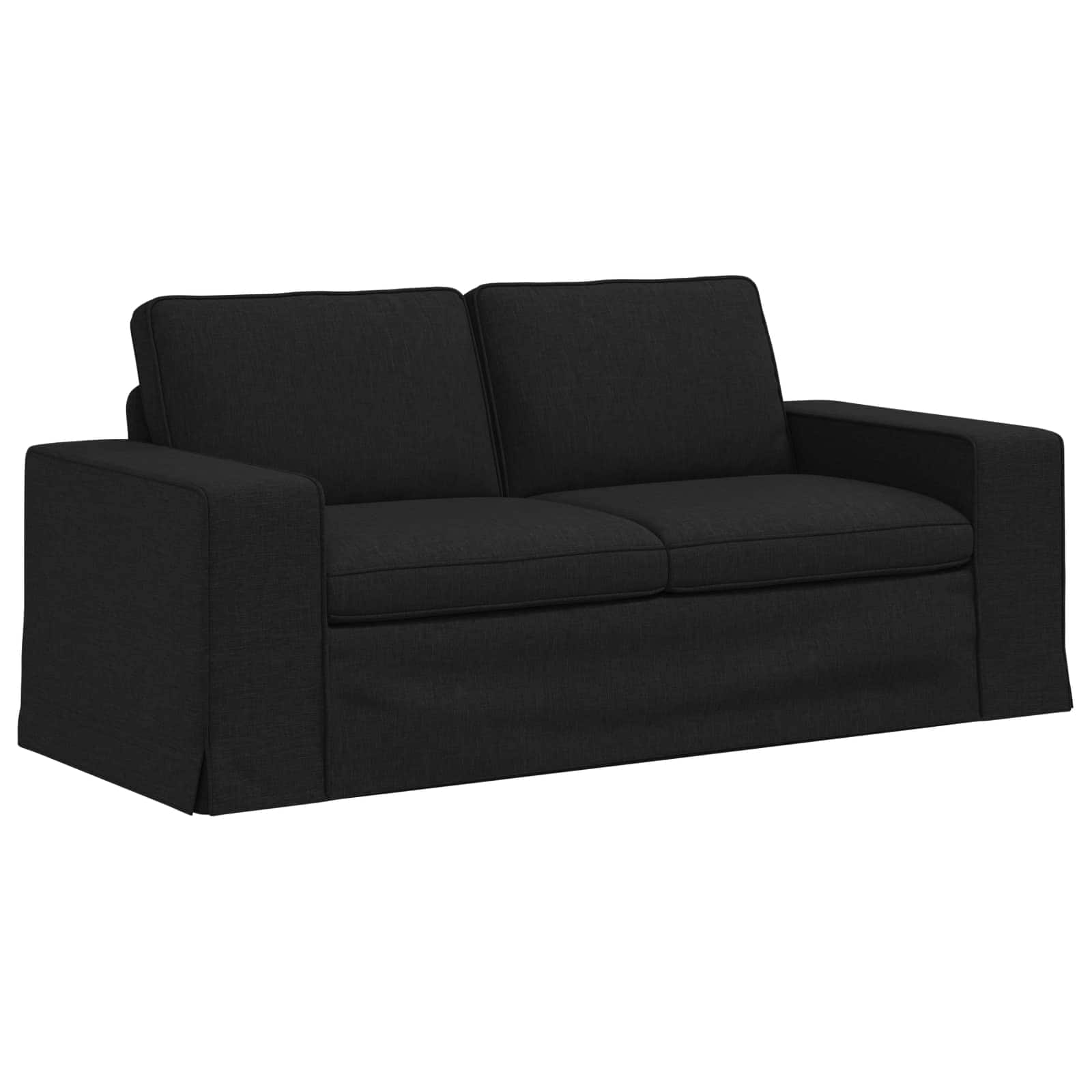 Canapé 140cm 2 pcs Noir Métал - XIOS