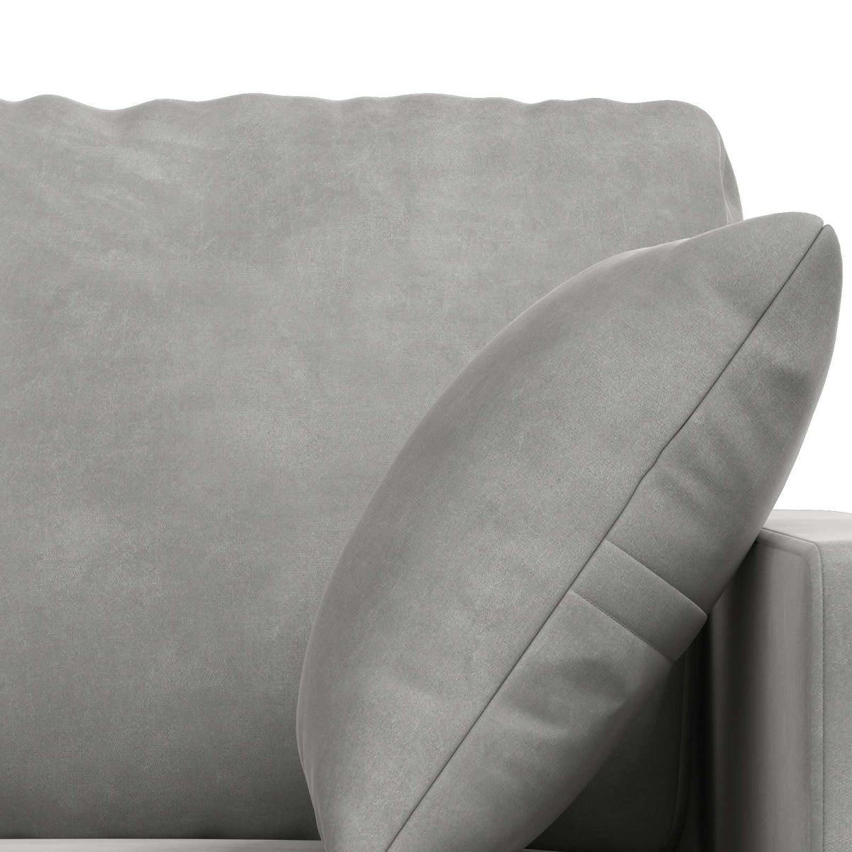 Ensemble de Canapés 2 pc Gris clair Velours