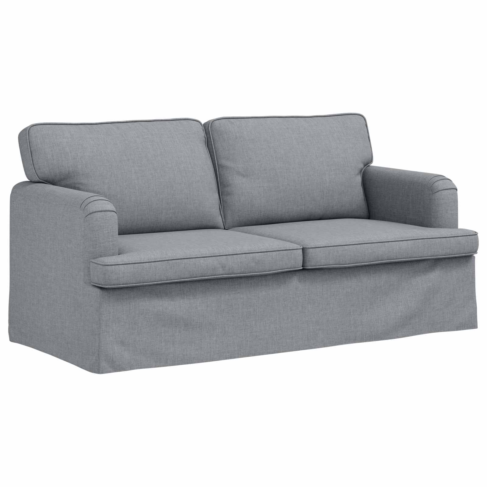 Canapé 140cm 2 pcs Gris clair Métал - XIOS