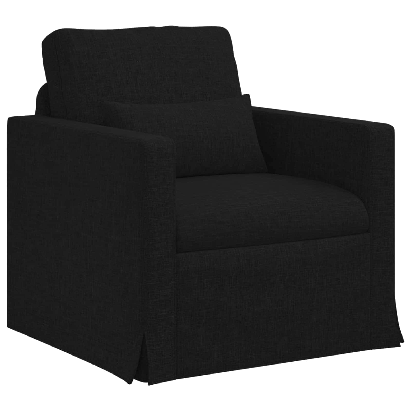 Ensemble de Canapés 2 pcs Noir 198 x 78 x 80 cm tissu - XIOS