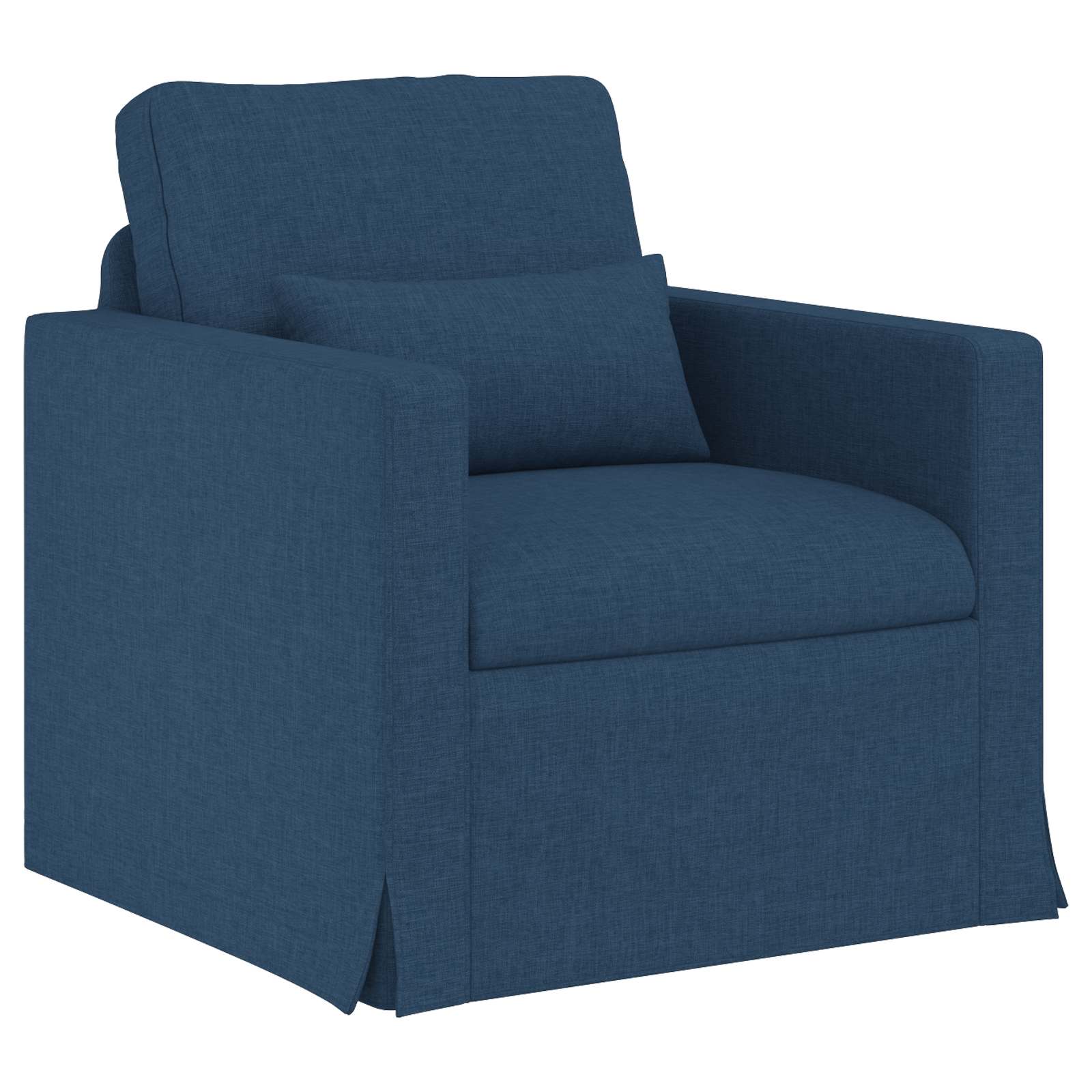 Ensemble de Canapés 2 pcs Bleu 198 x 78 x 80 cm tissu - XIOS