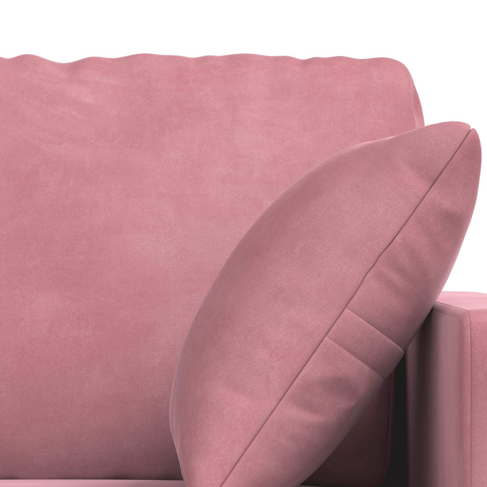 Ensemble de Canapés 2 pcs Rose 198 x 78 x 80 cm Velours - XIOS