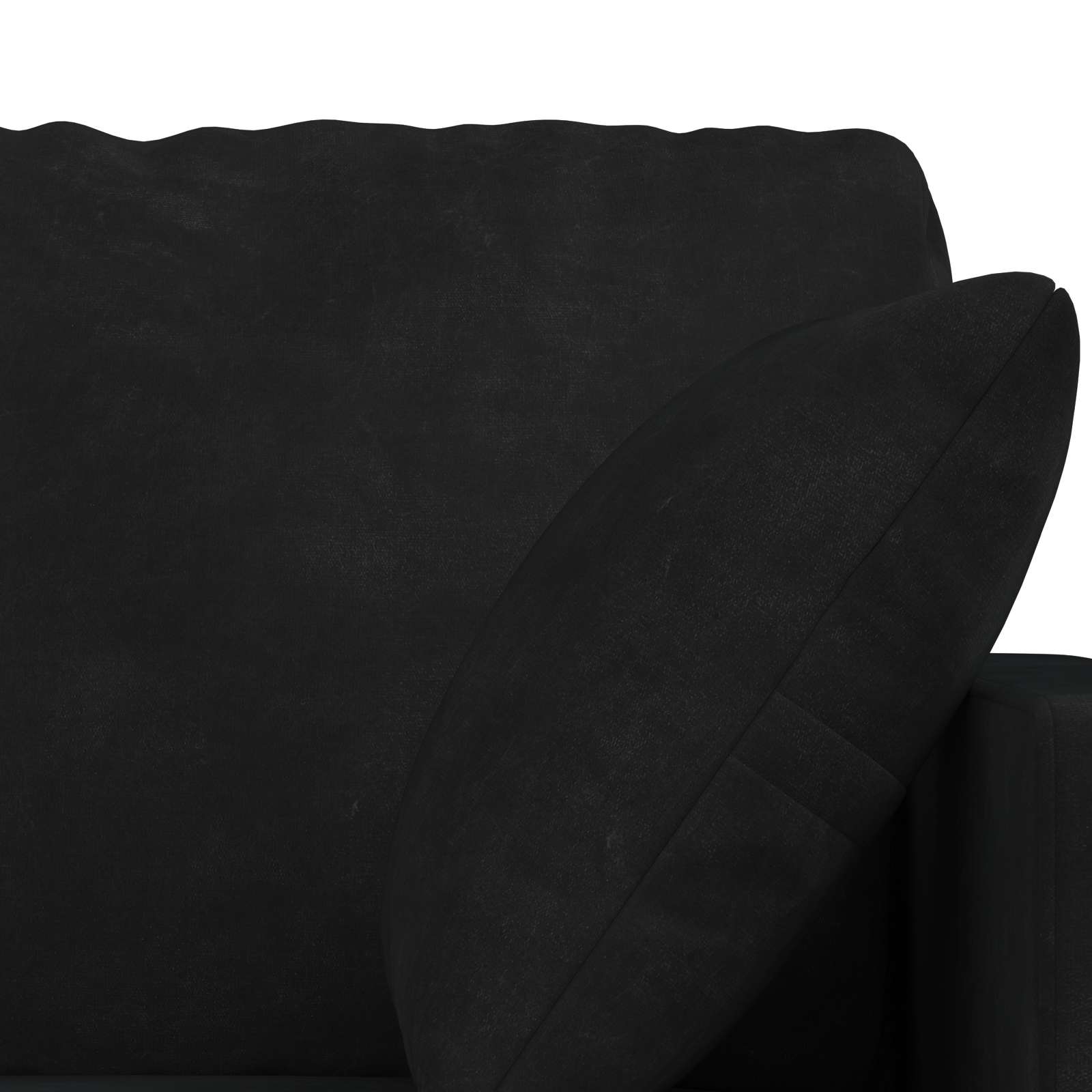Ensemble de Canapés 2 pcs Noir 198 x 78 x 80 cm Velours - XIOS