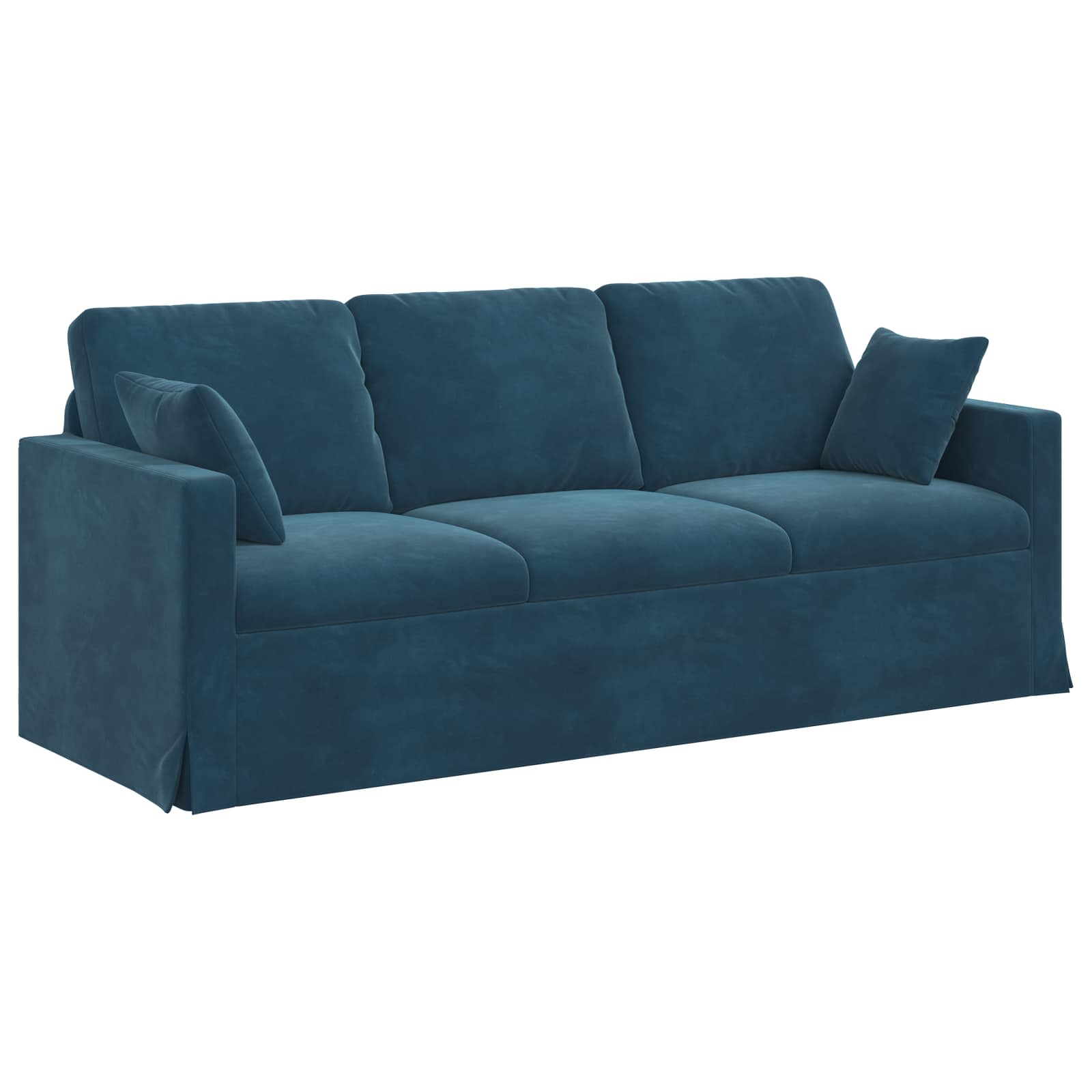 Ensemble de Canapés 2 pcs Bleu 198 x 78 x 80 cm Velours - XIOS
