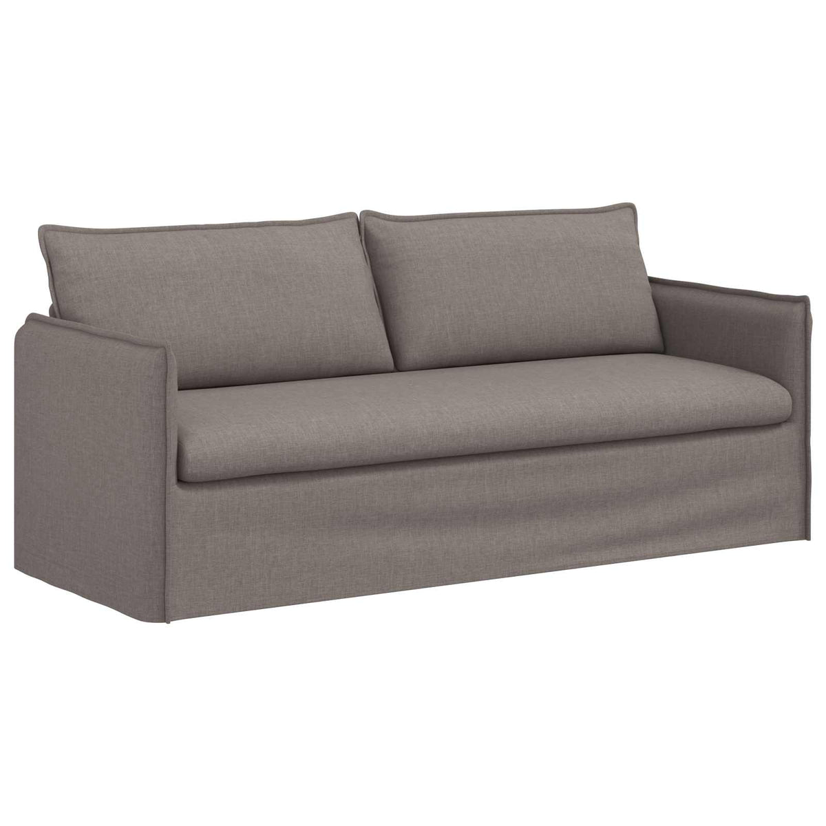 Ensemble de Canapés 2 pc Taupe Tissu