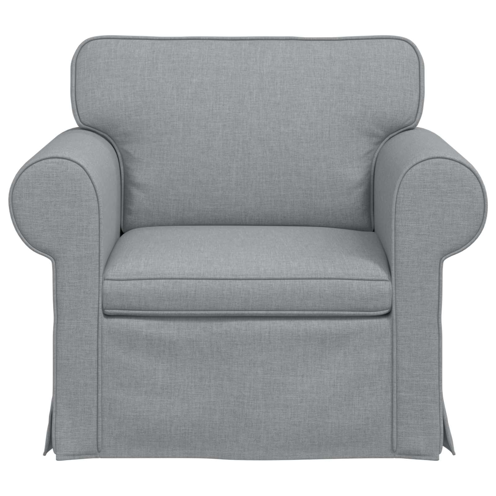 Canapé Gris clair 95 x 82 x 80 cm tissu - XIOS
