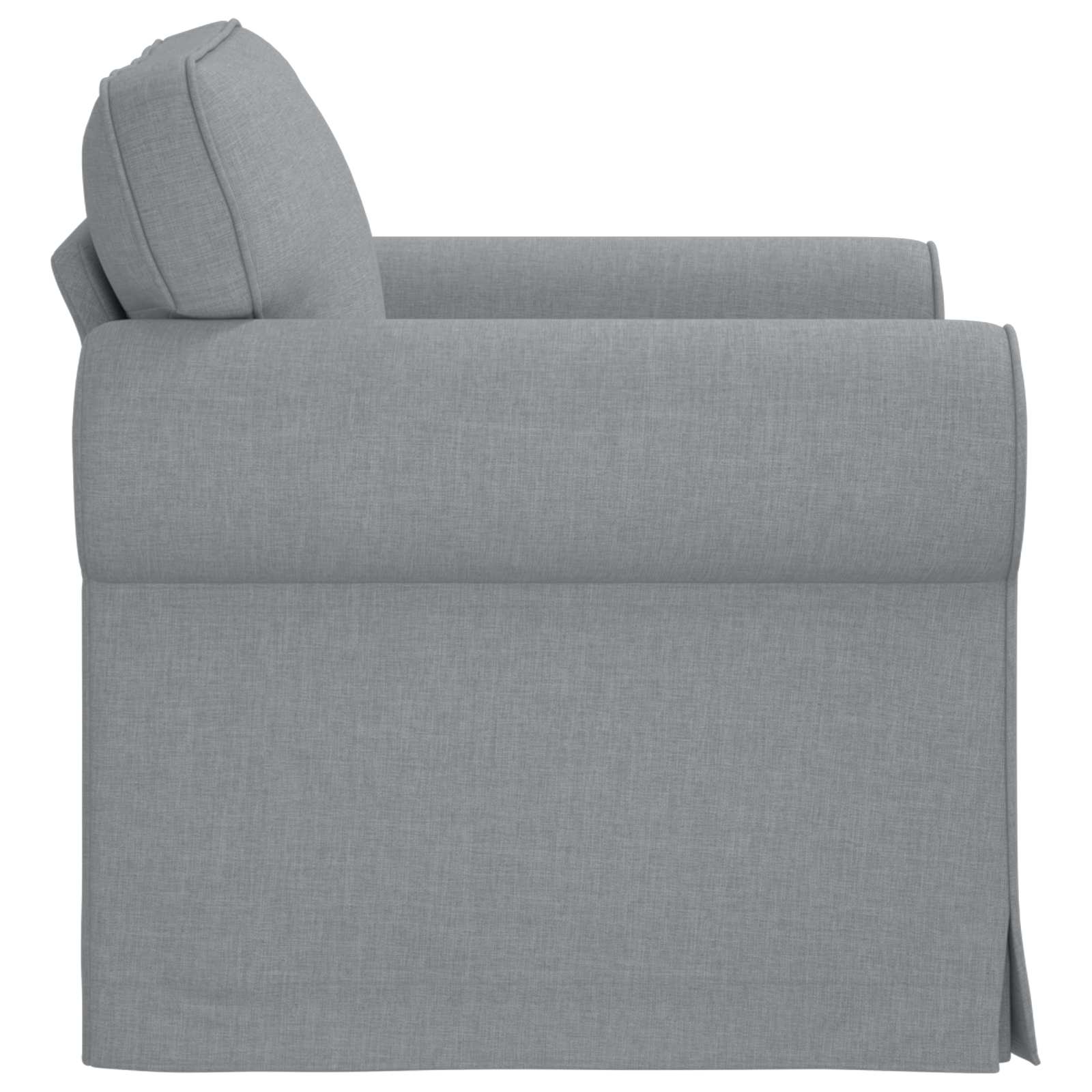 Canapé Gris clair 95 x 82 x 80 cm tissu - XIOS