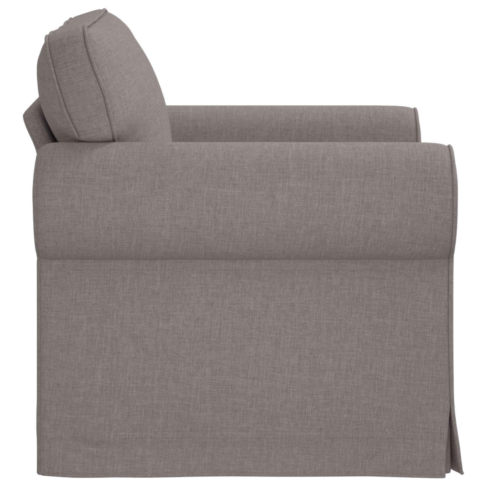 Canapé Taupe 95 x 82 x 80 cm tissu - XIOS