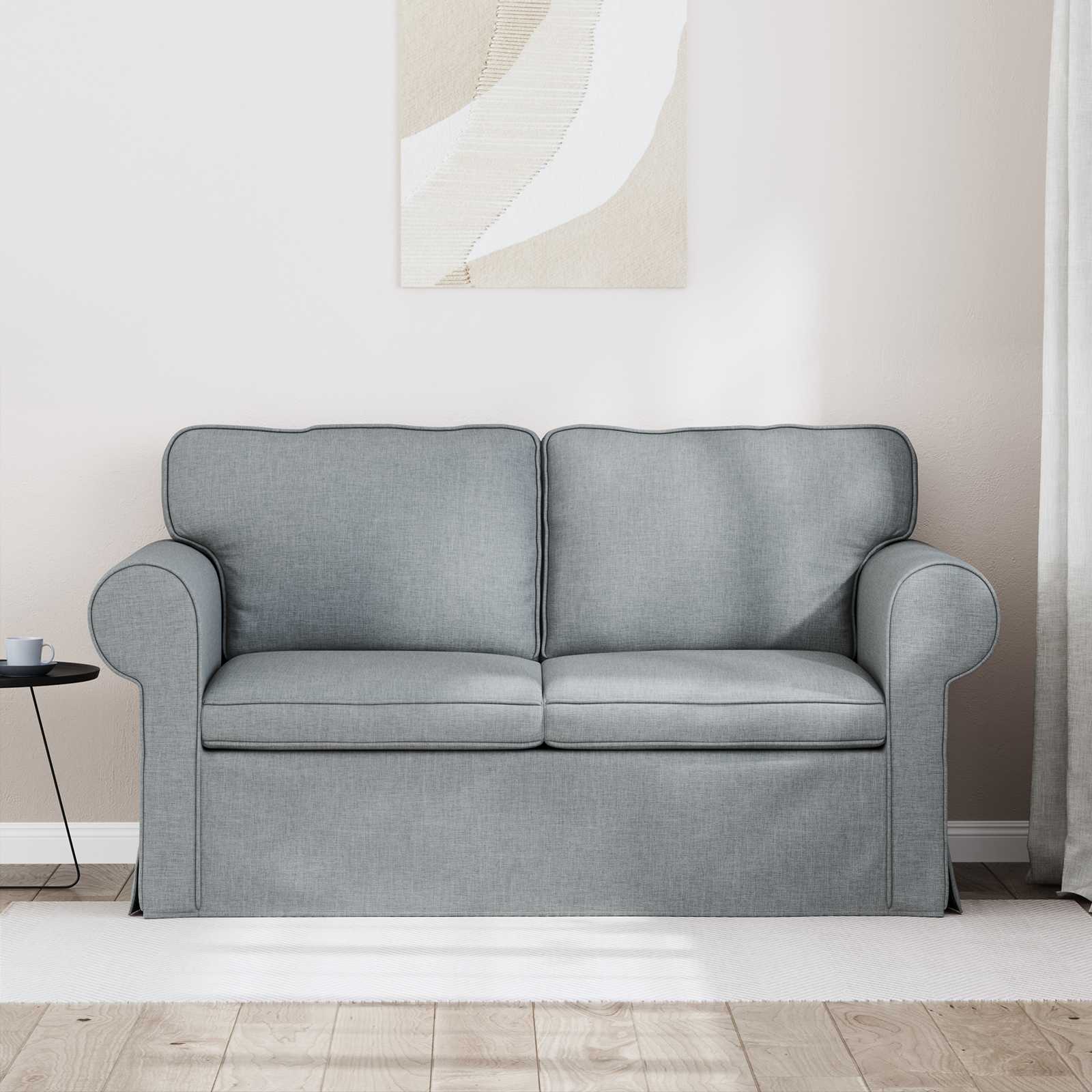 Canapé Gris clair 155 x 82 x 80 cm tissu - XIOS
