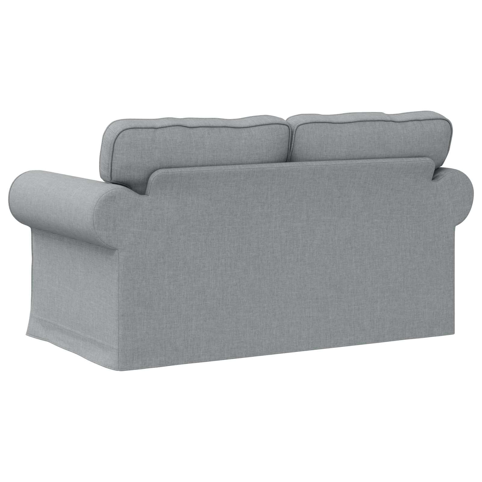 Canapé Gris clair 155 x 82 x 80 cm tissu - XIOS