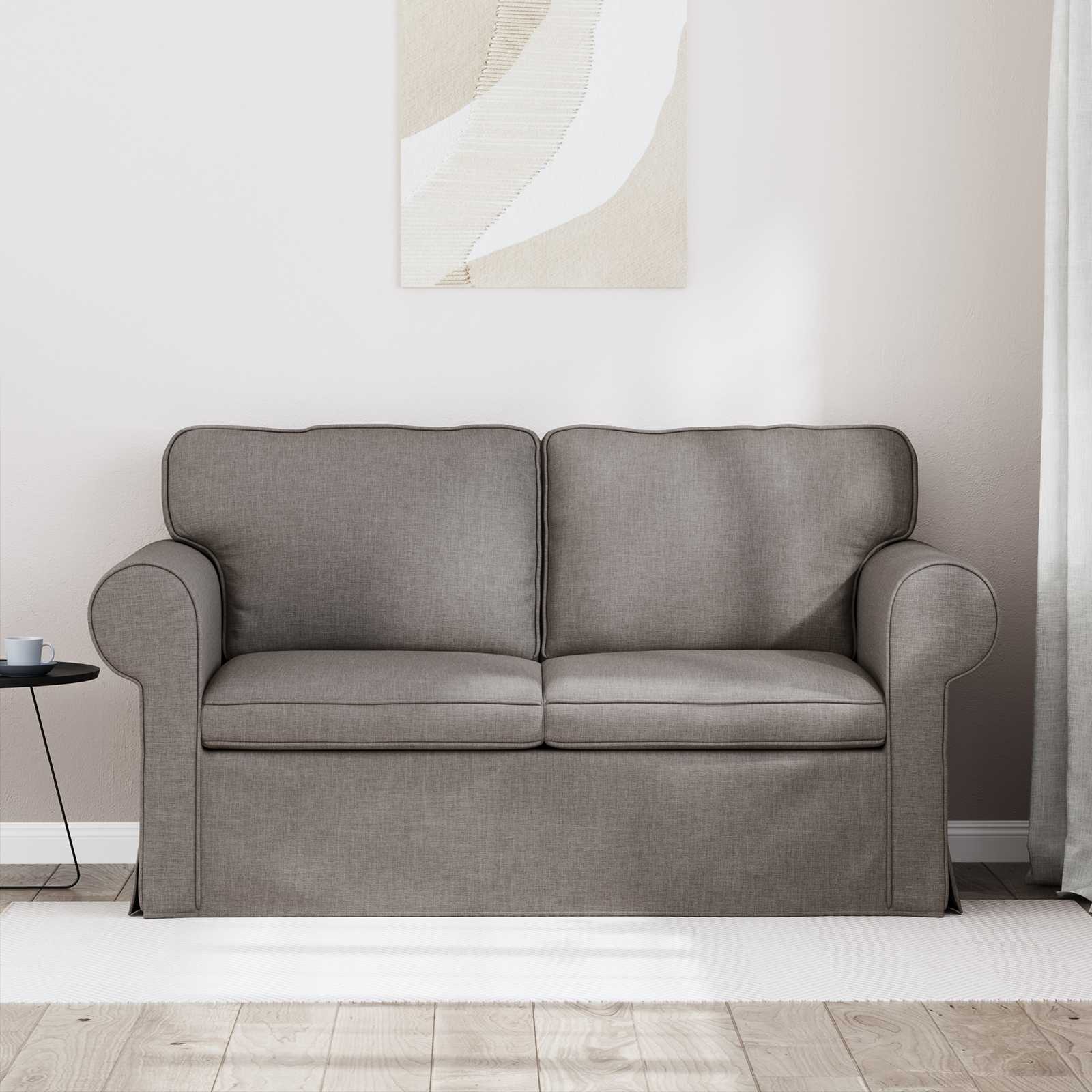 Canapé Taupe 155 x 82 x 80 cm tissu - XIOS