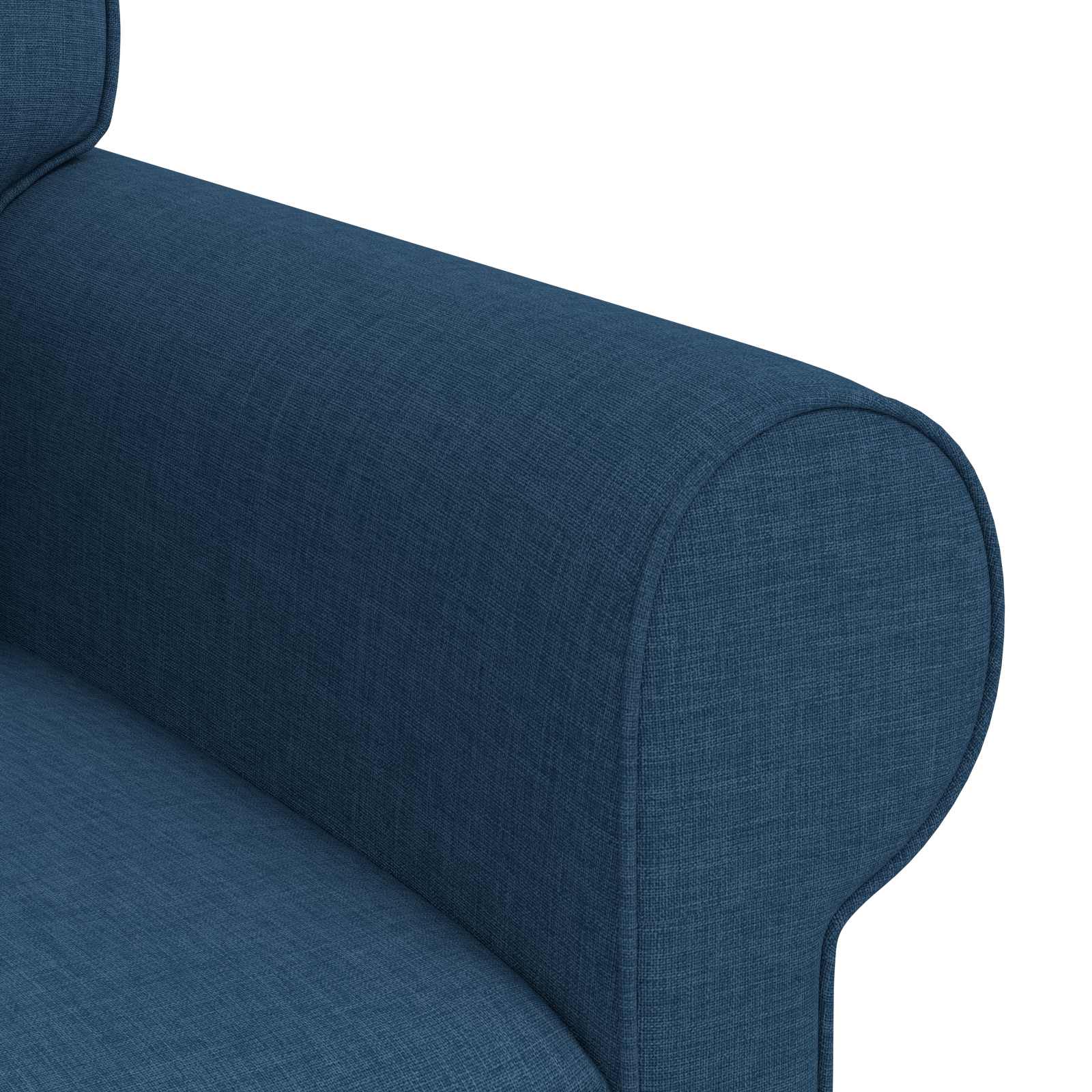 Canapé Bleu 155 x 82 x 80 cm tissu - XIOS