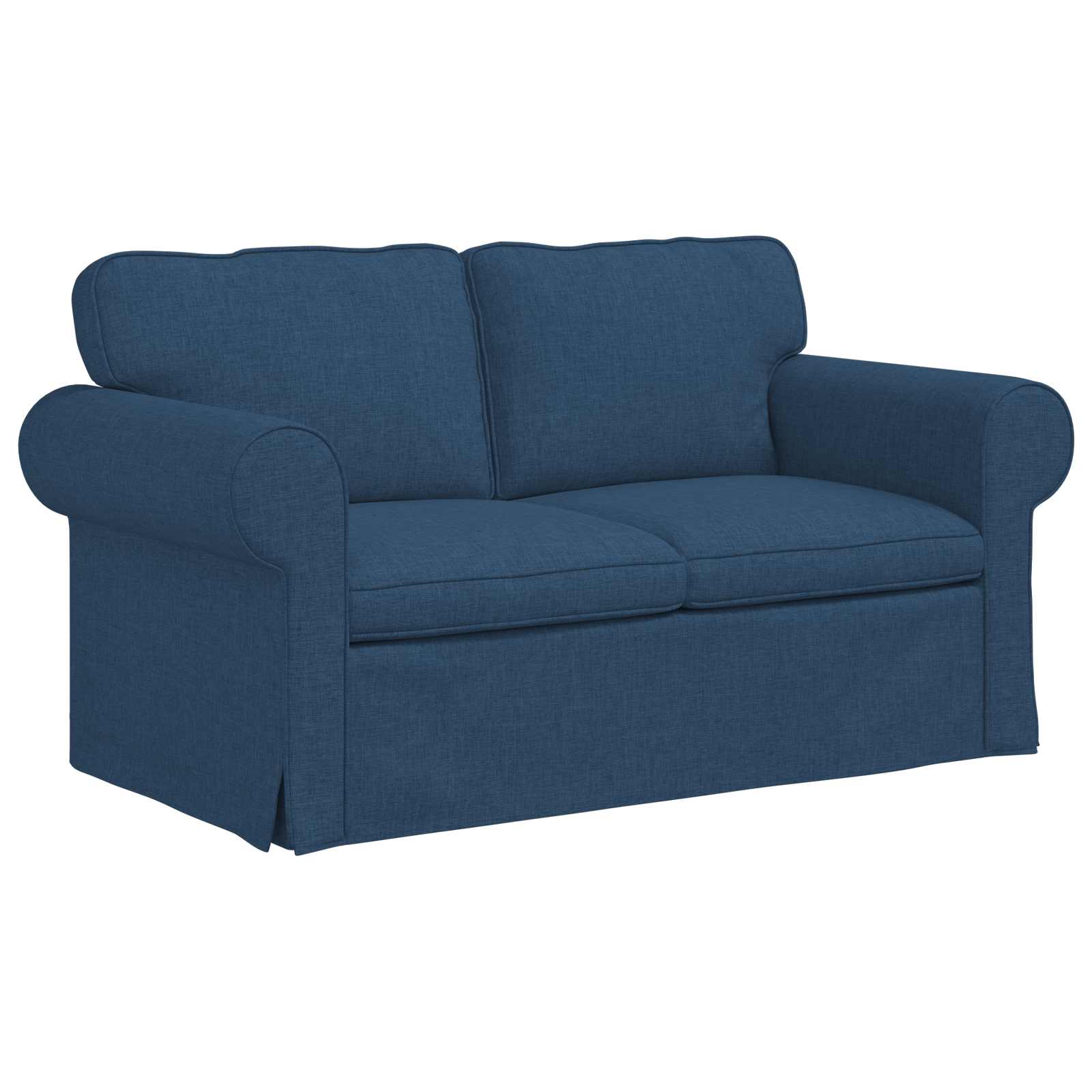 Canapé Bleu 155 x 82 x 80 cm tissu - XIOS