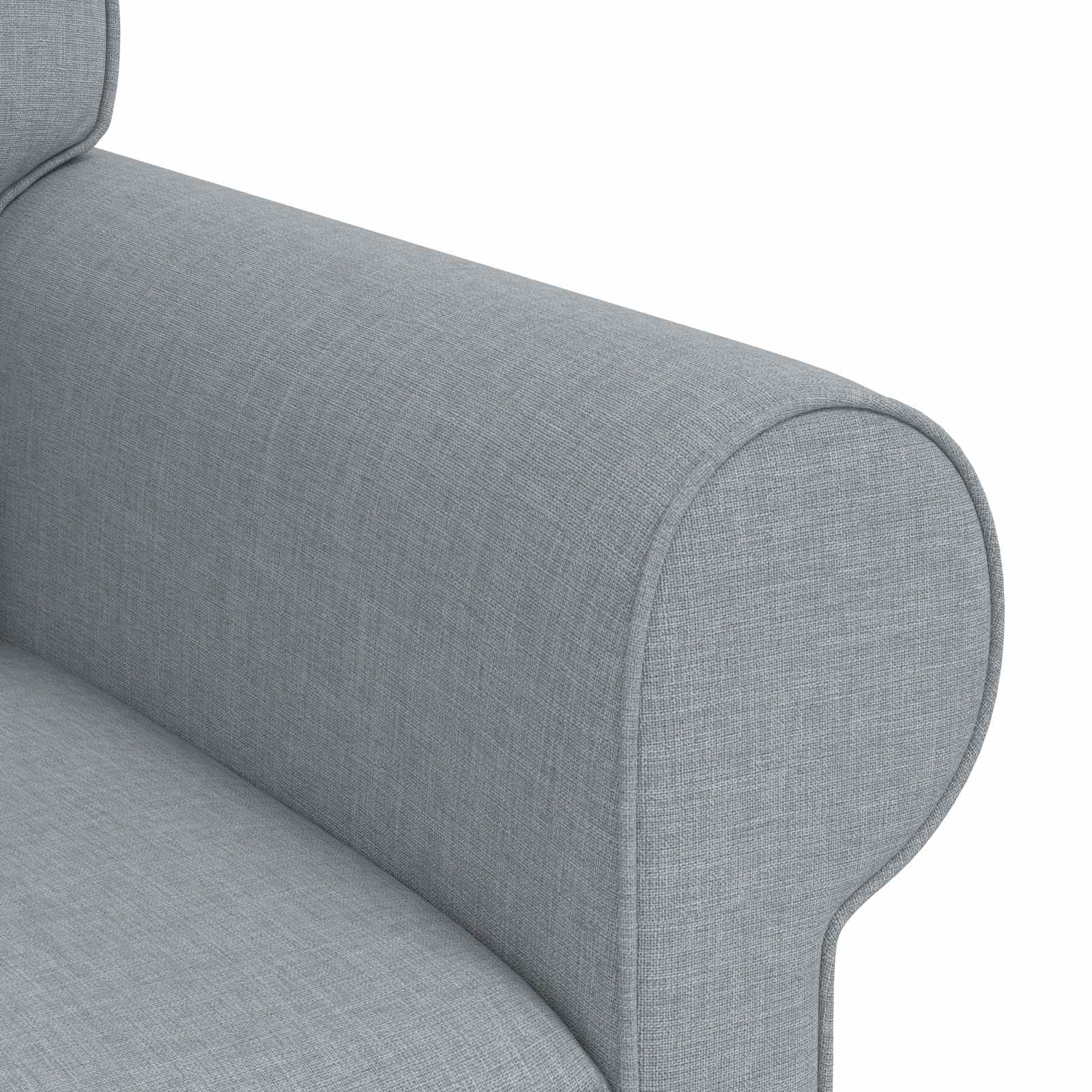Canapé Gris clair 175 x 82 x 80 cm tissu - XIOS