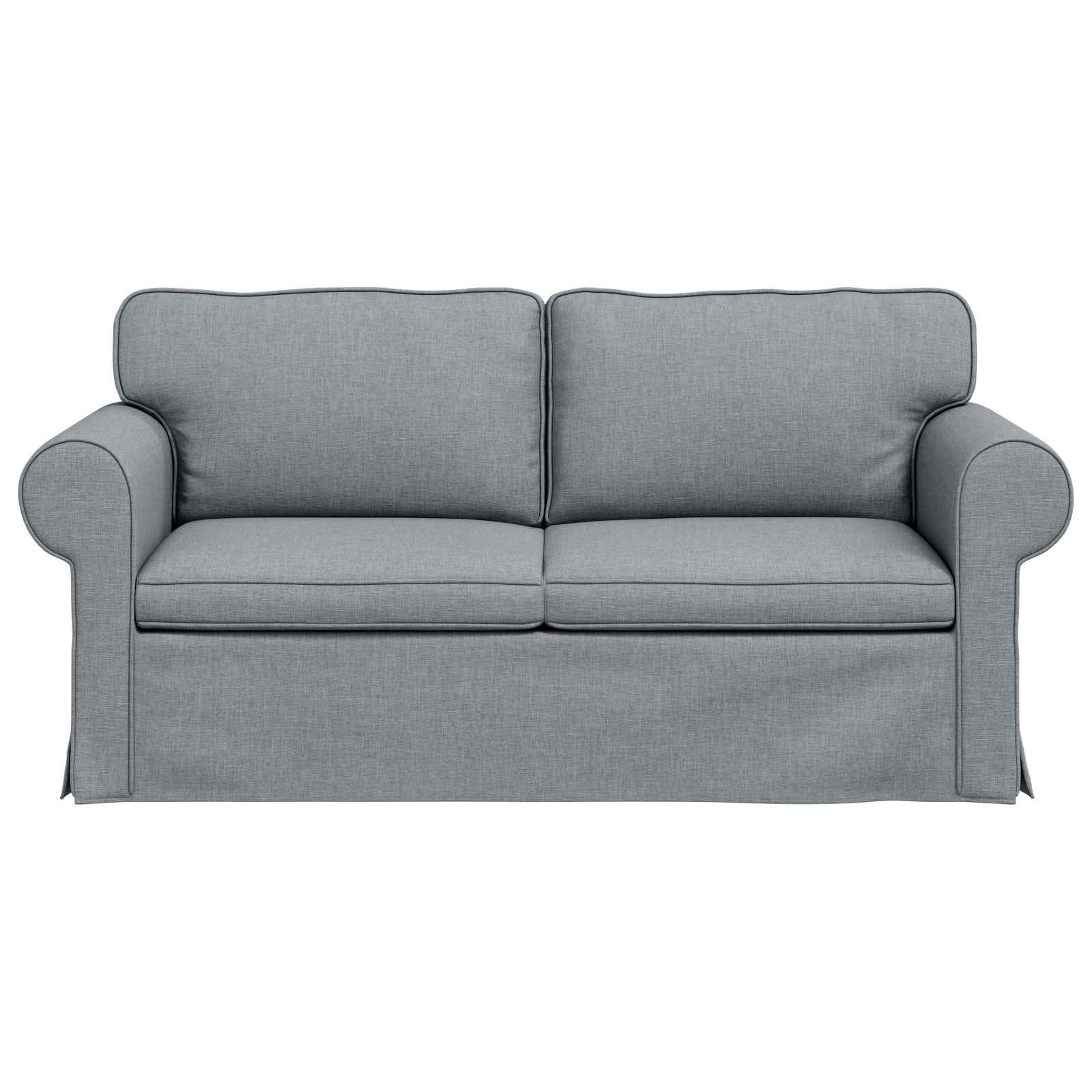 Canapé Gris clair 175 x 82 x 80 cm tissu - XIOS