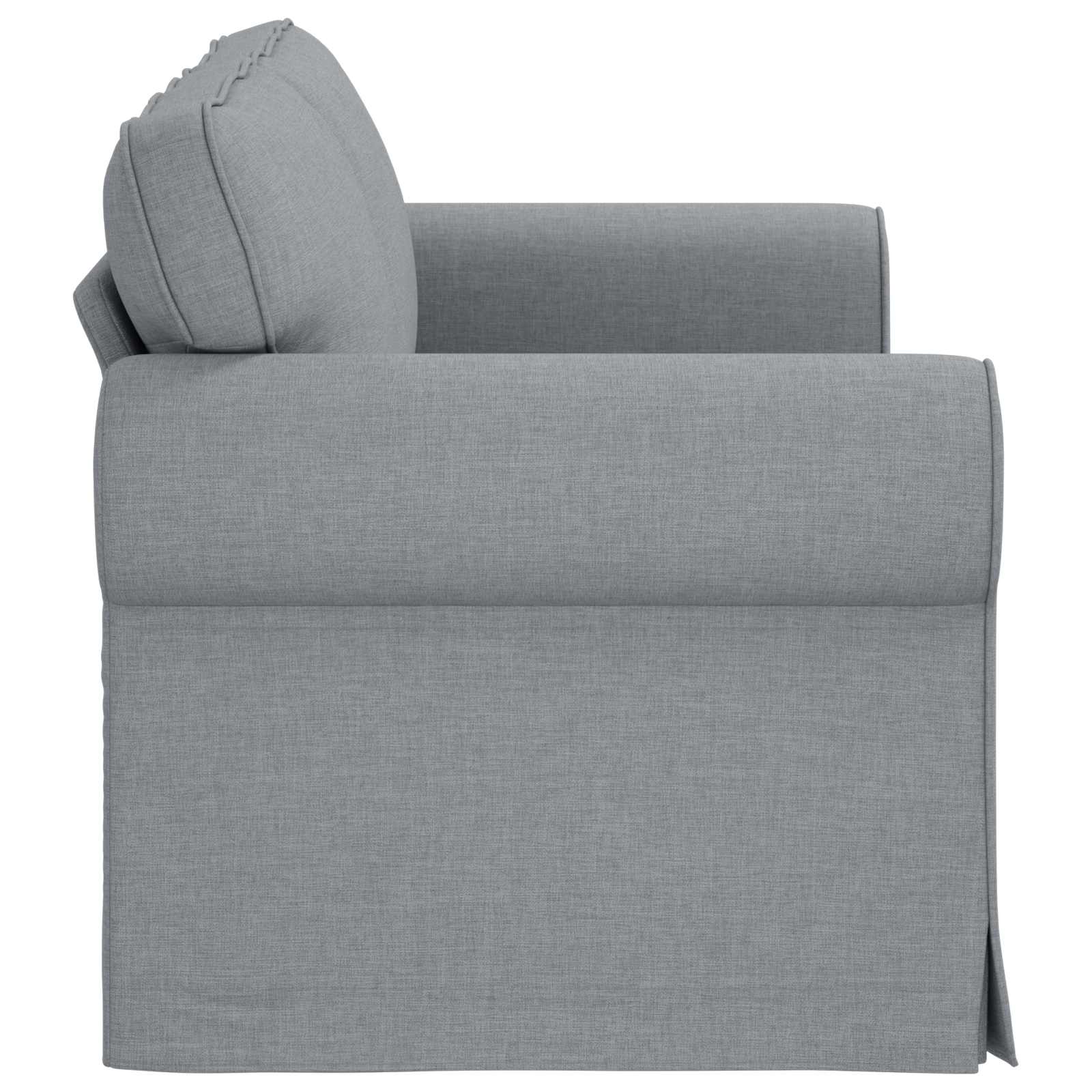 Canapé Gris clair 175 x 82 x 80 cm tissu - XIOS