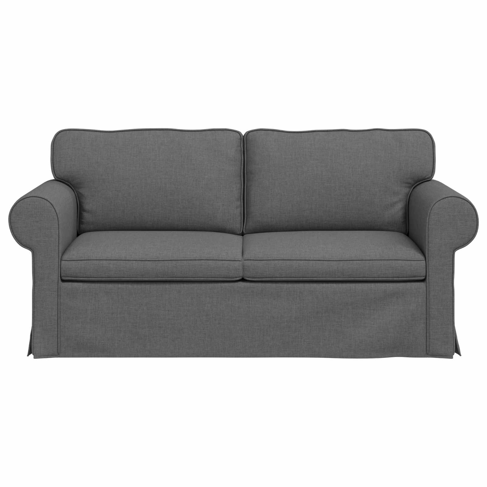 Canapé Gris foncé 175 x 82 x 80 cm tissu - XIOS