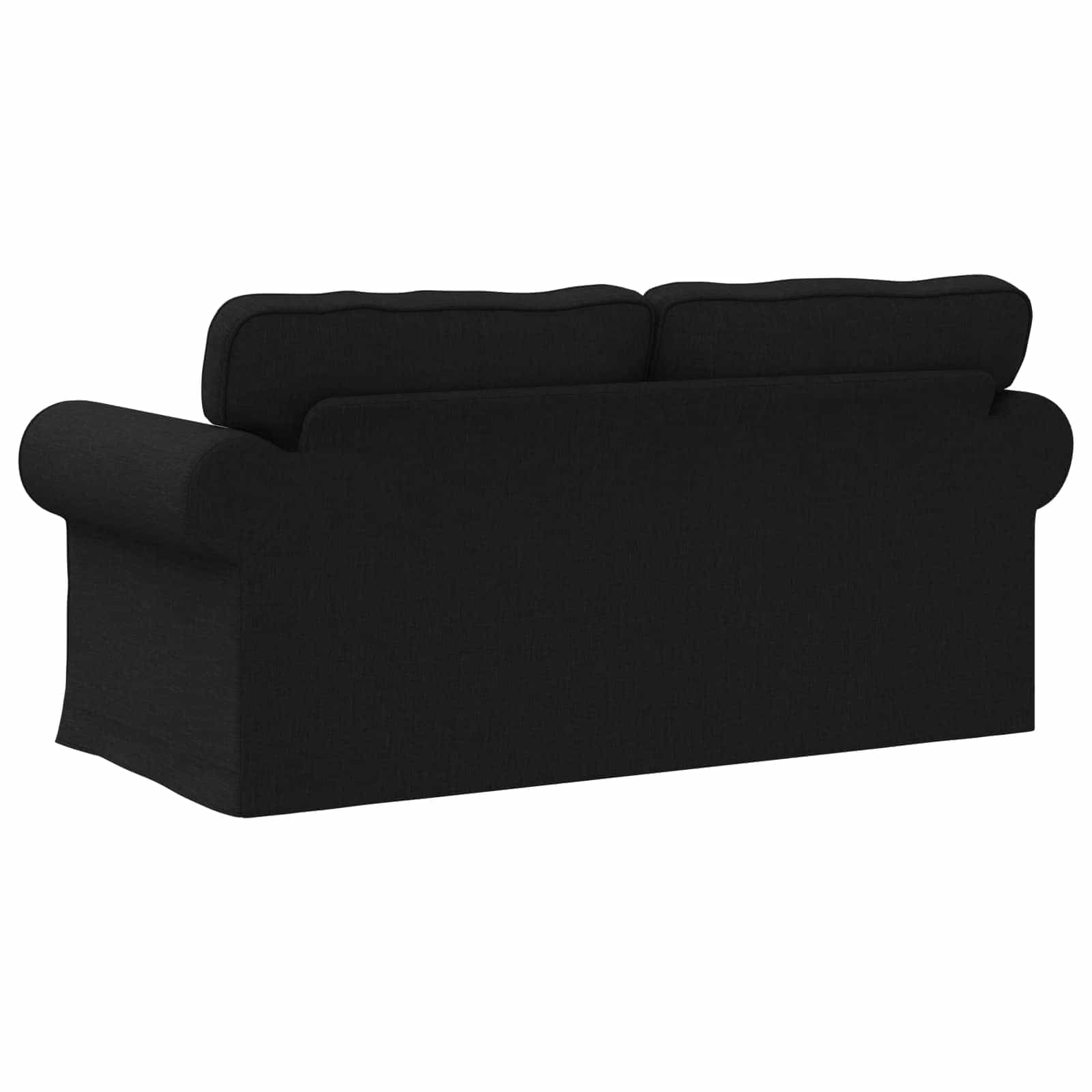 Canapé Noir 175 x 82 x 80 cm tissu - XIOS