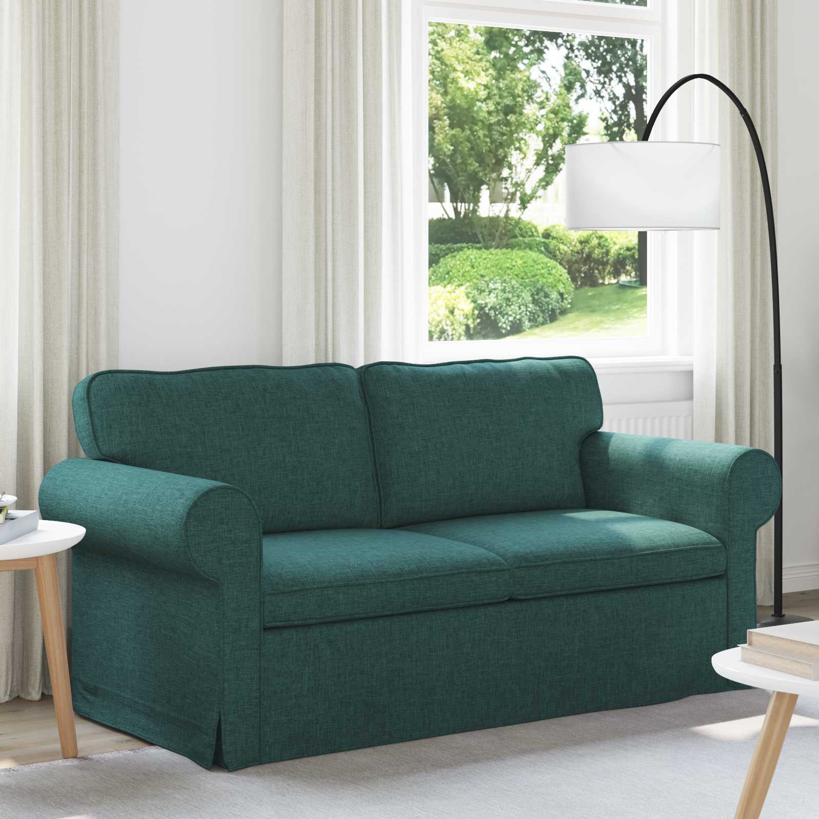 Canapé Vert foncé 175 x 82 x 80 cm tissu - XIOS