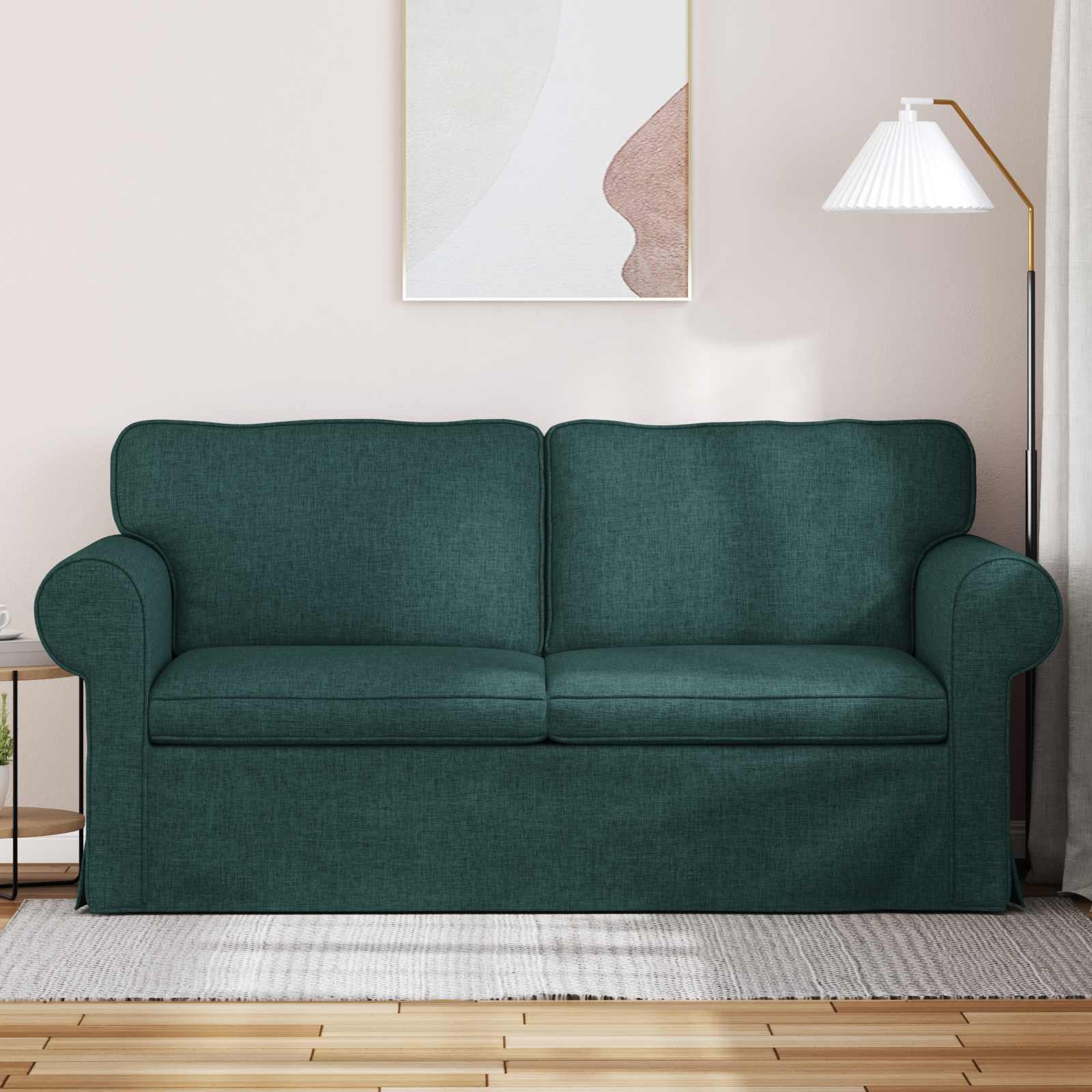 Canapé Vert foncé 175 x 82 x 80 cm tissu - XIOS