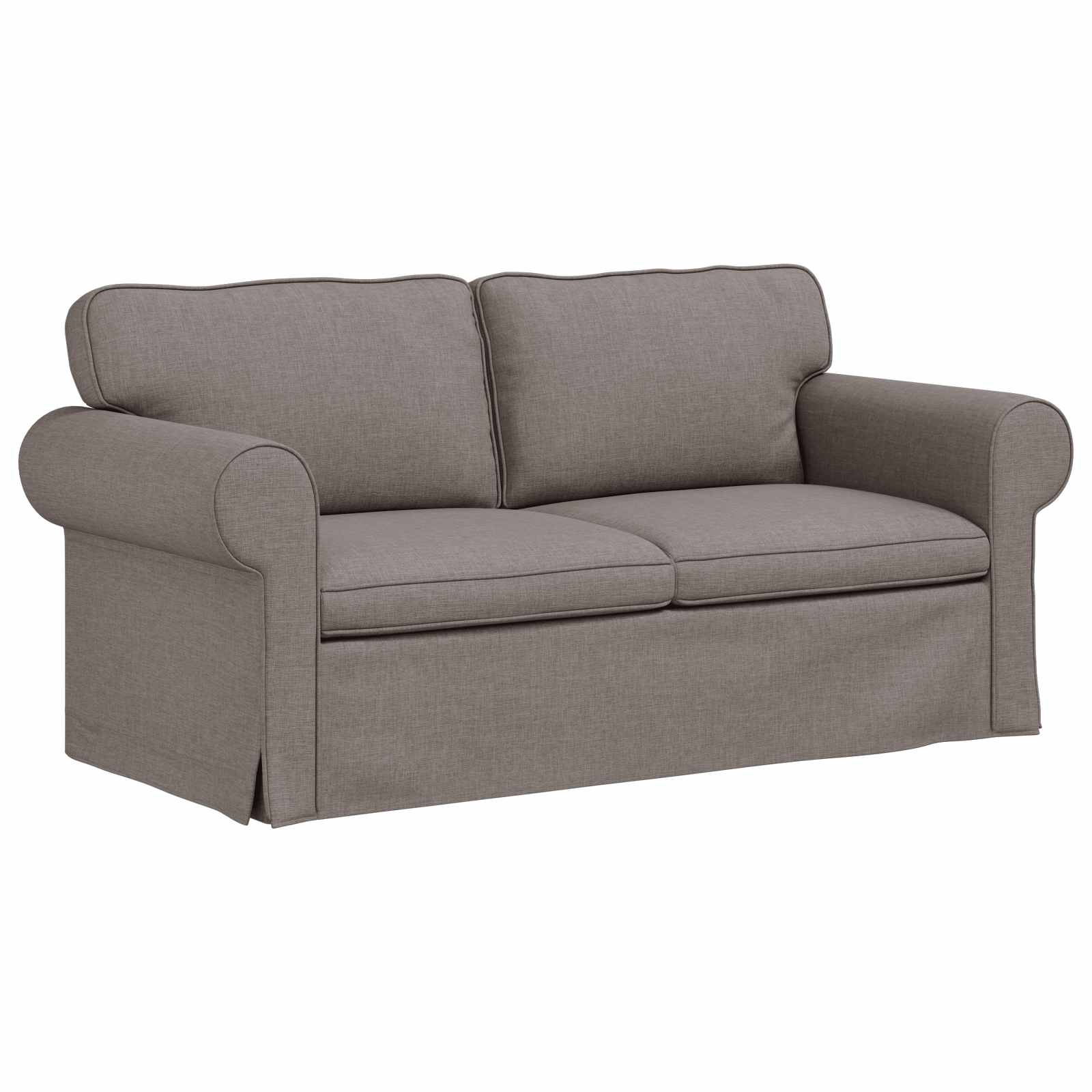 Canapé Taupe 175 x 82 x 80 cm tissu - XIOS