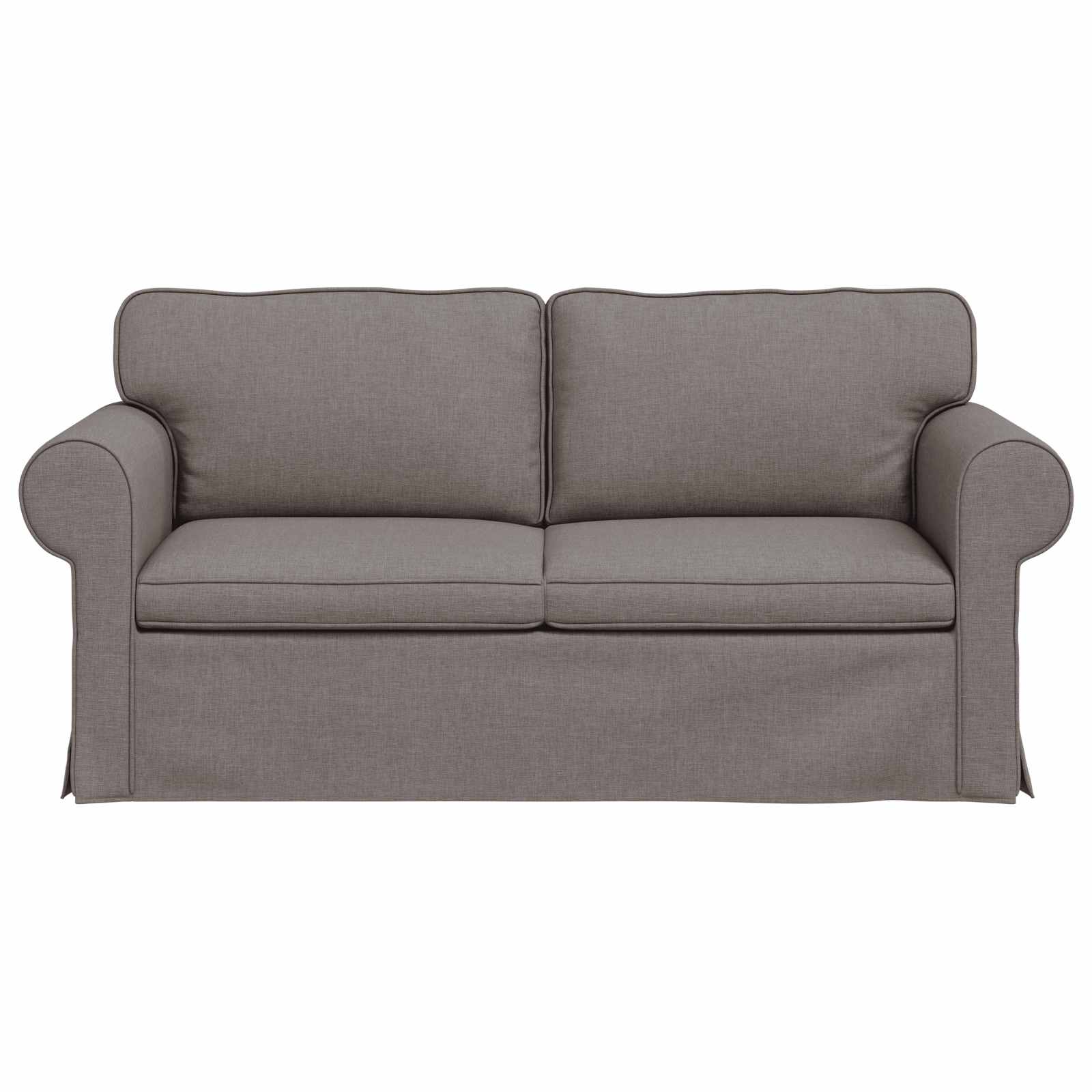 Canapé Taupe 175 x 82 x 80 cm tissu - XIOS