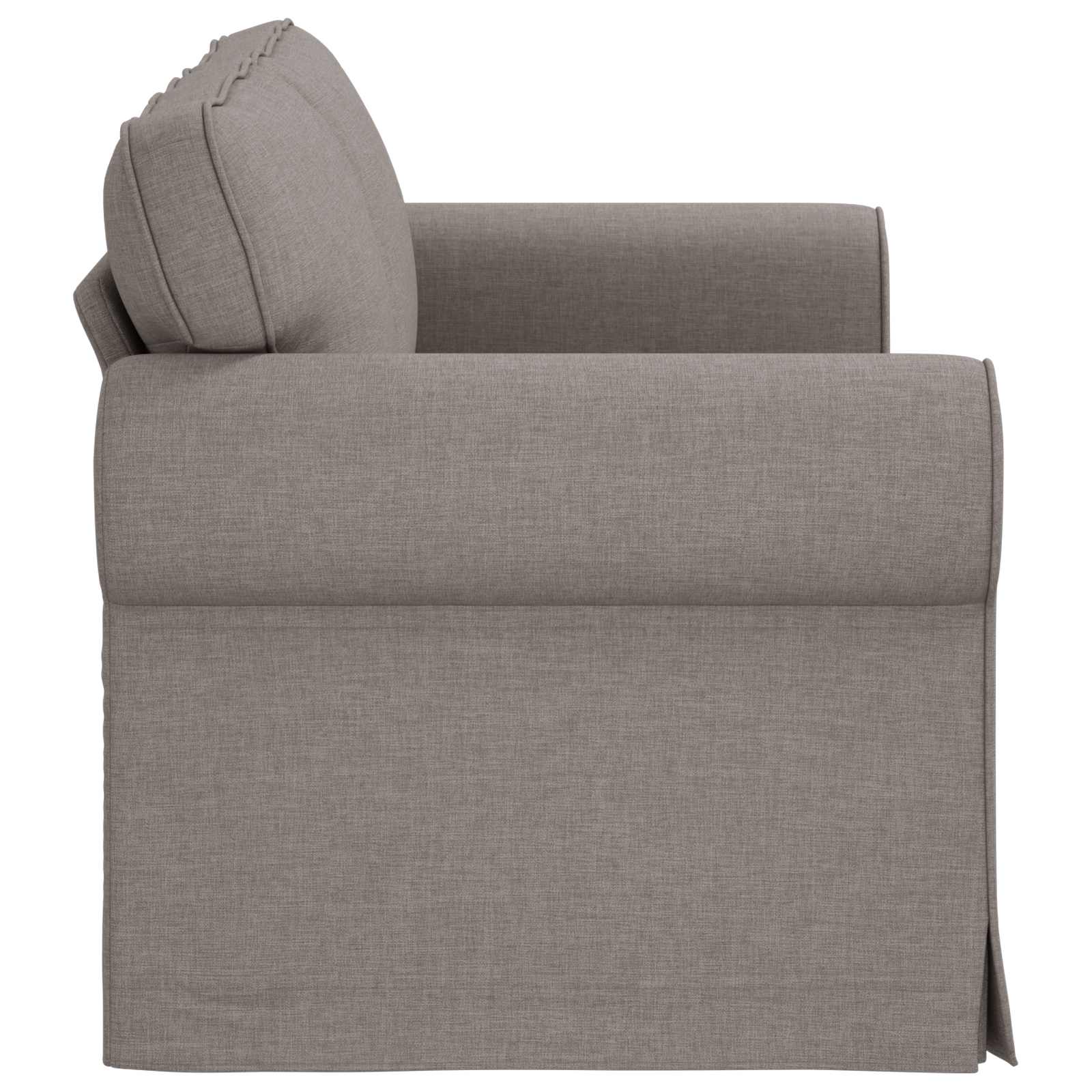 Canapé Taupe 175 x 82 x 80 cm tissu - XIOS