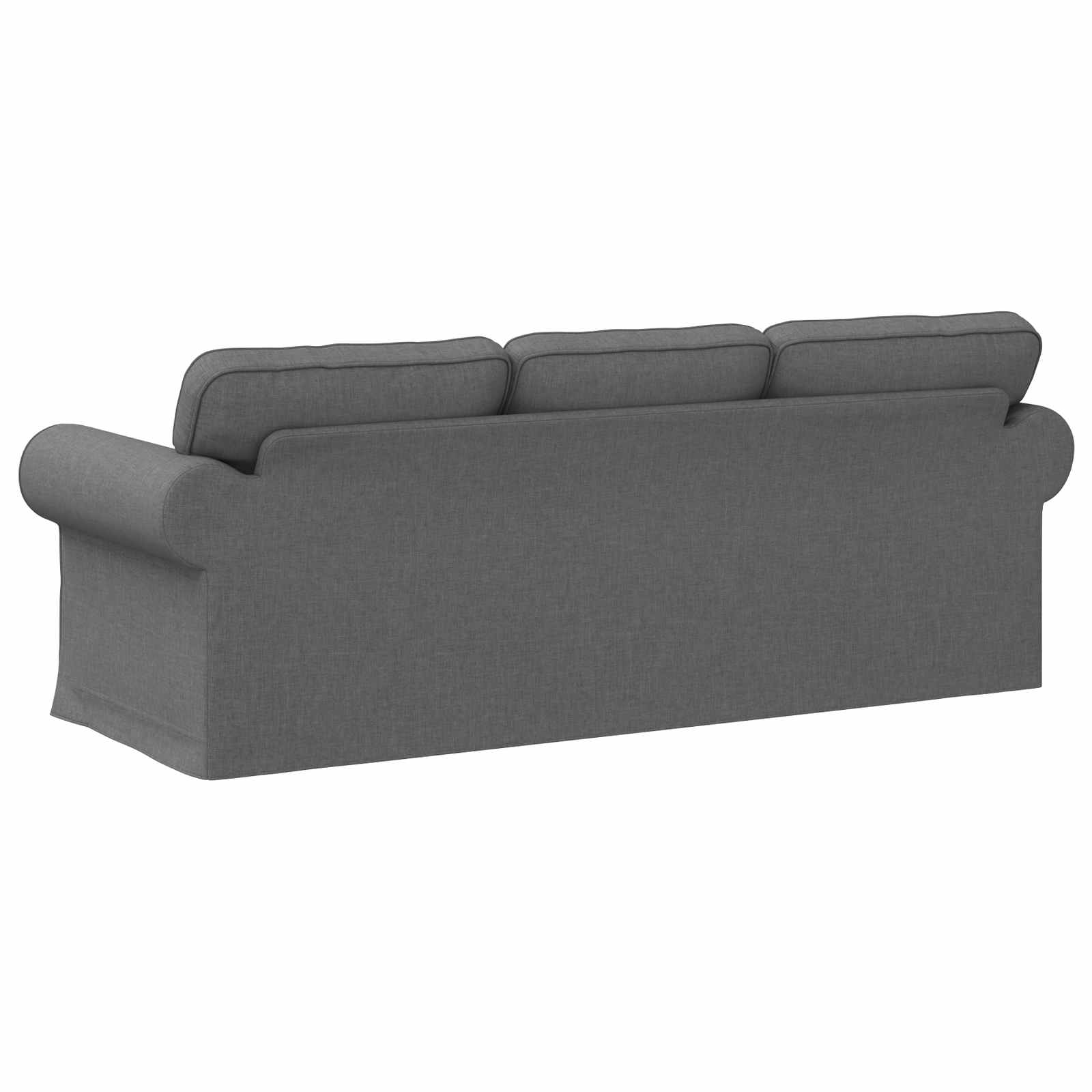Canapé Gris foncé 215 x 82 x 80 cm tissu - XIOS