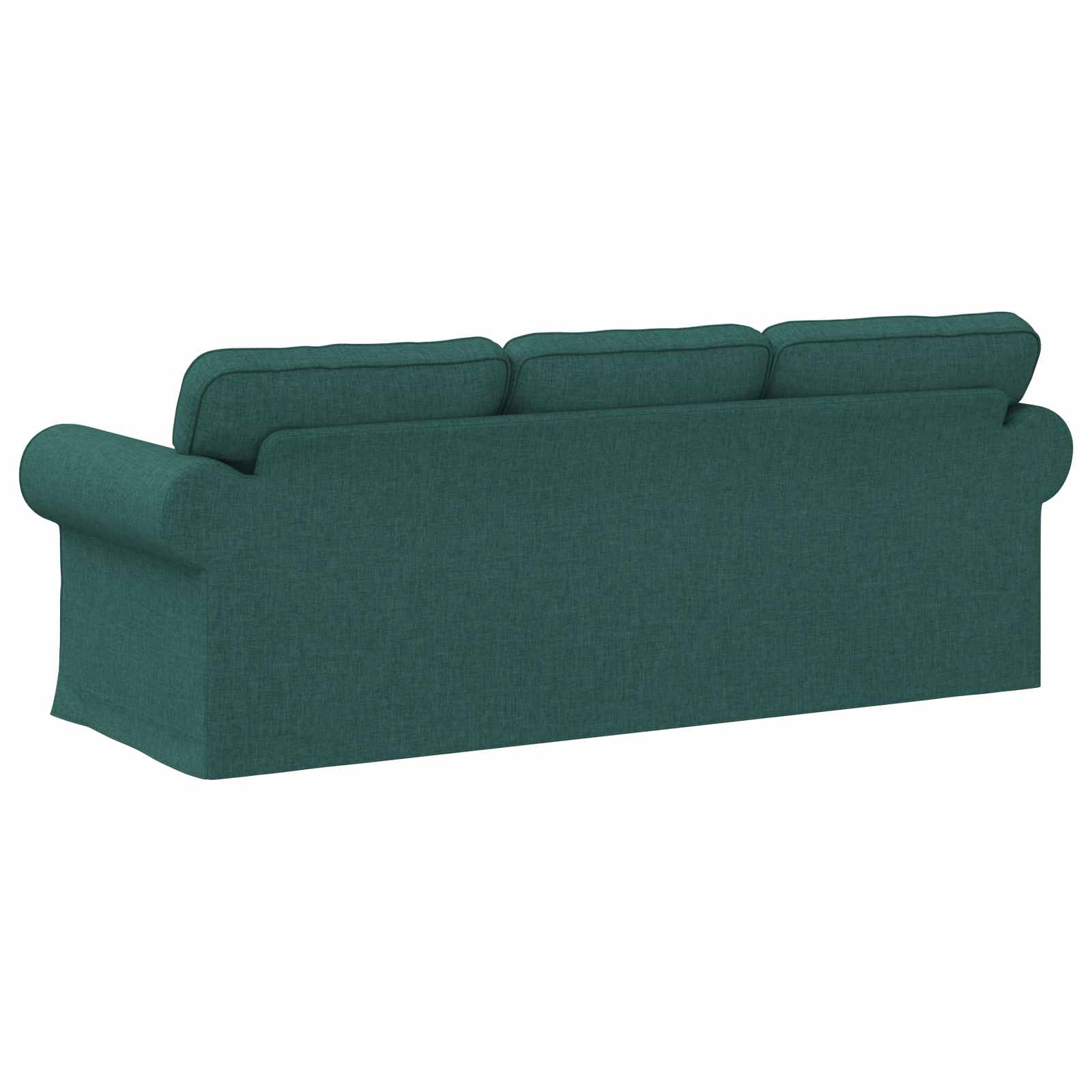 Canapé Vert foncé 215 x 82 x 80 cm tissu - XIOS