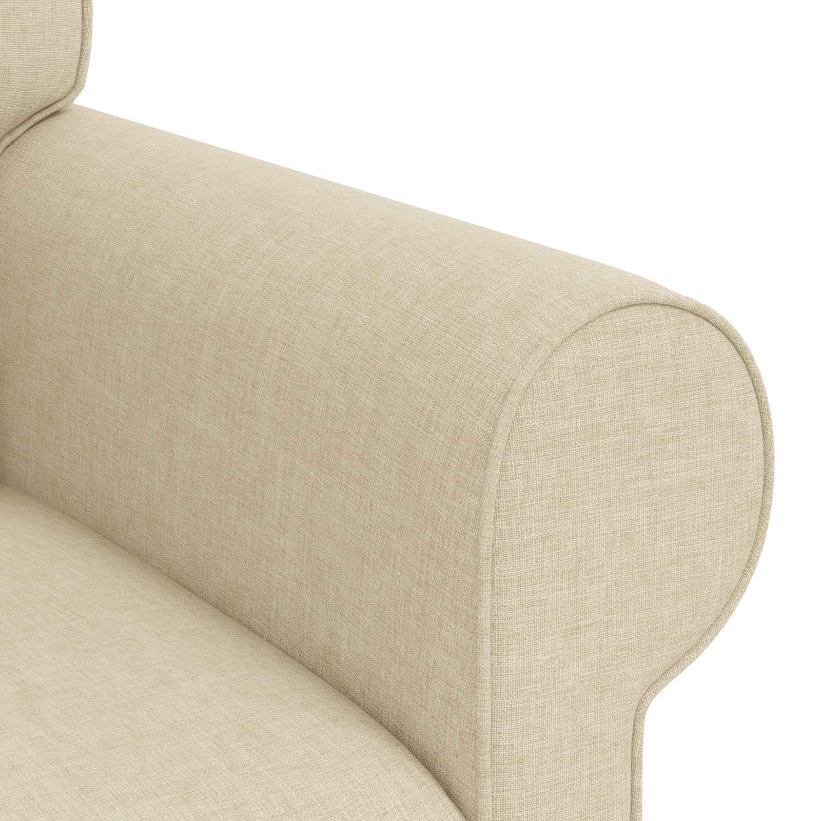 Canapé Crème 215 x 82 x 80 cm tissu - XIOS