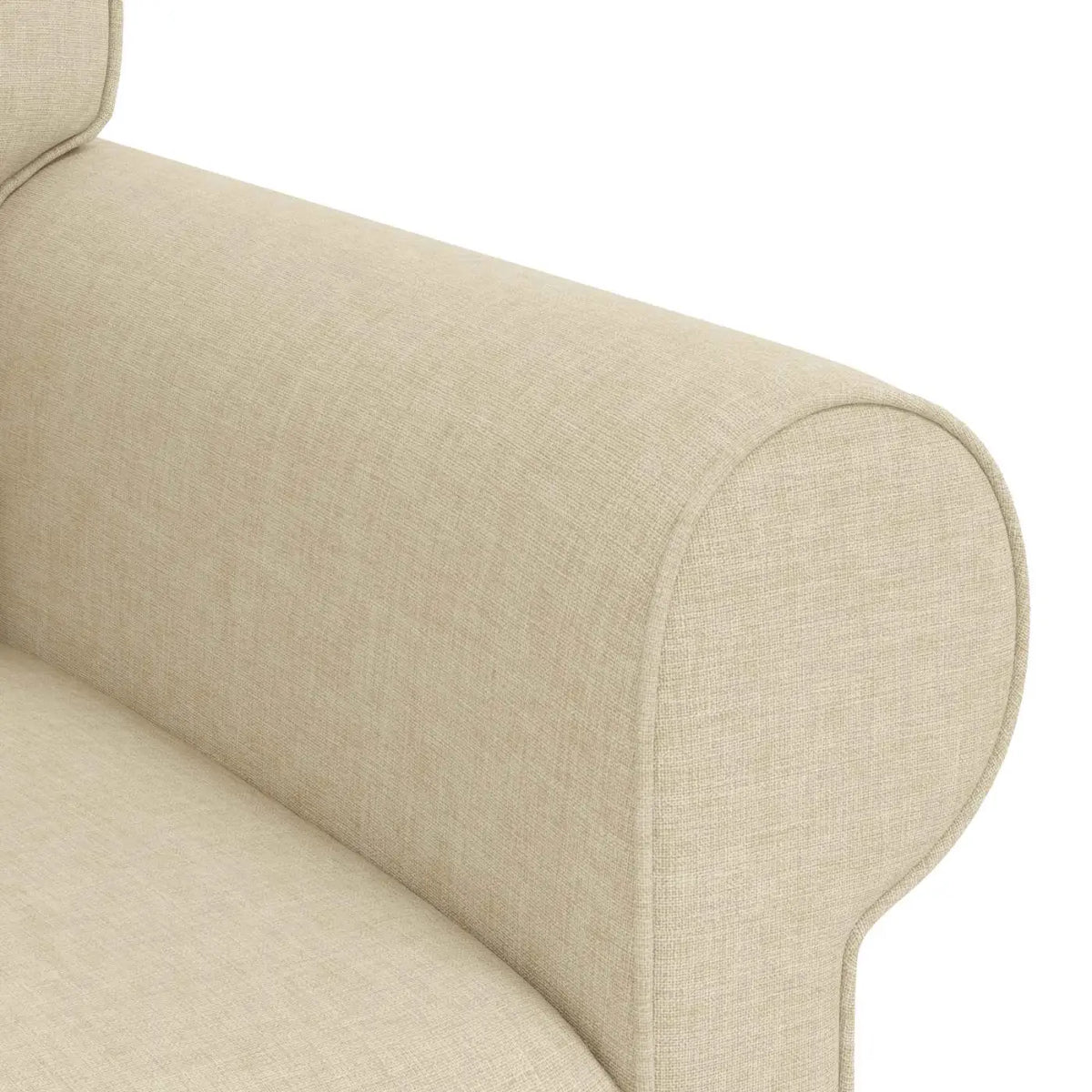 Canapé Crème 215 x 82 x 80 cm tissu - XIOS