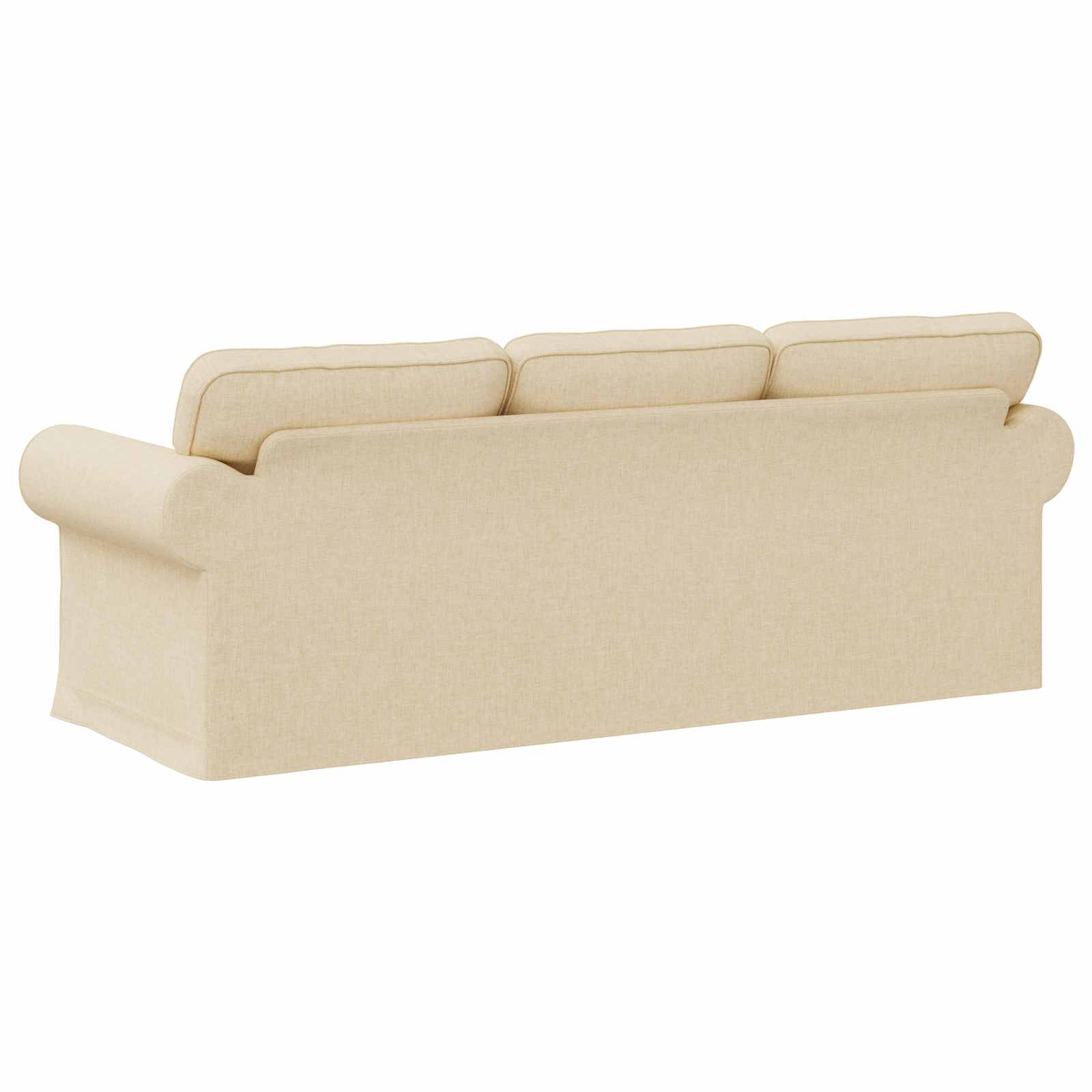 Canapé Crème 215 x 82 x 80 cm tissu - XIOS