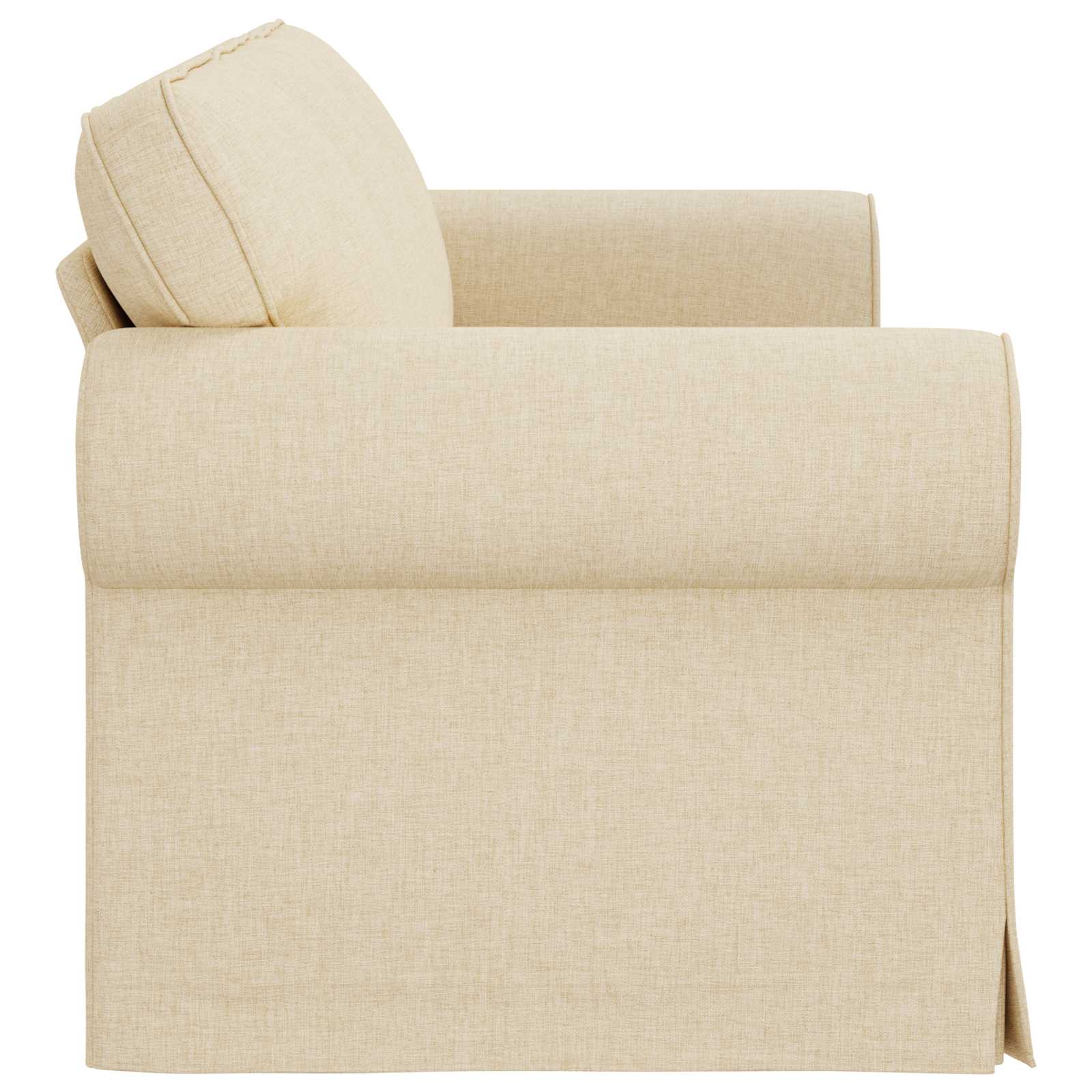 Canapé Crème 215 x 82 x 80 cm tissu - XIOS