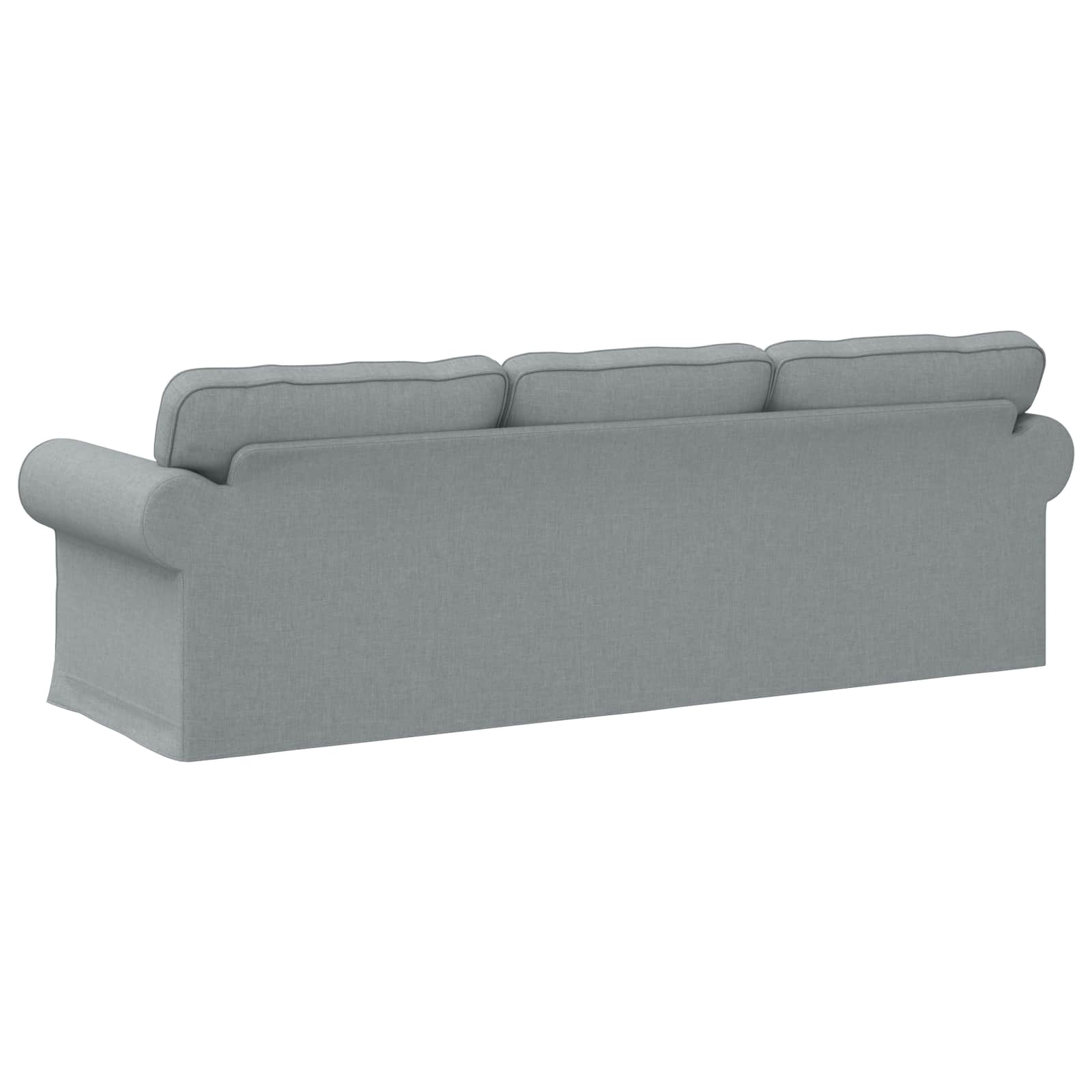 Canapé Gris clair 245 x 82 x 80 cm tissu - XIOS