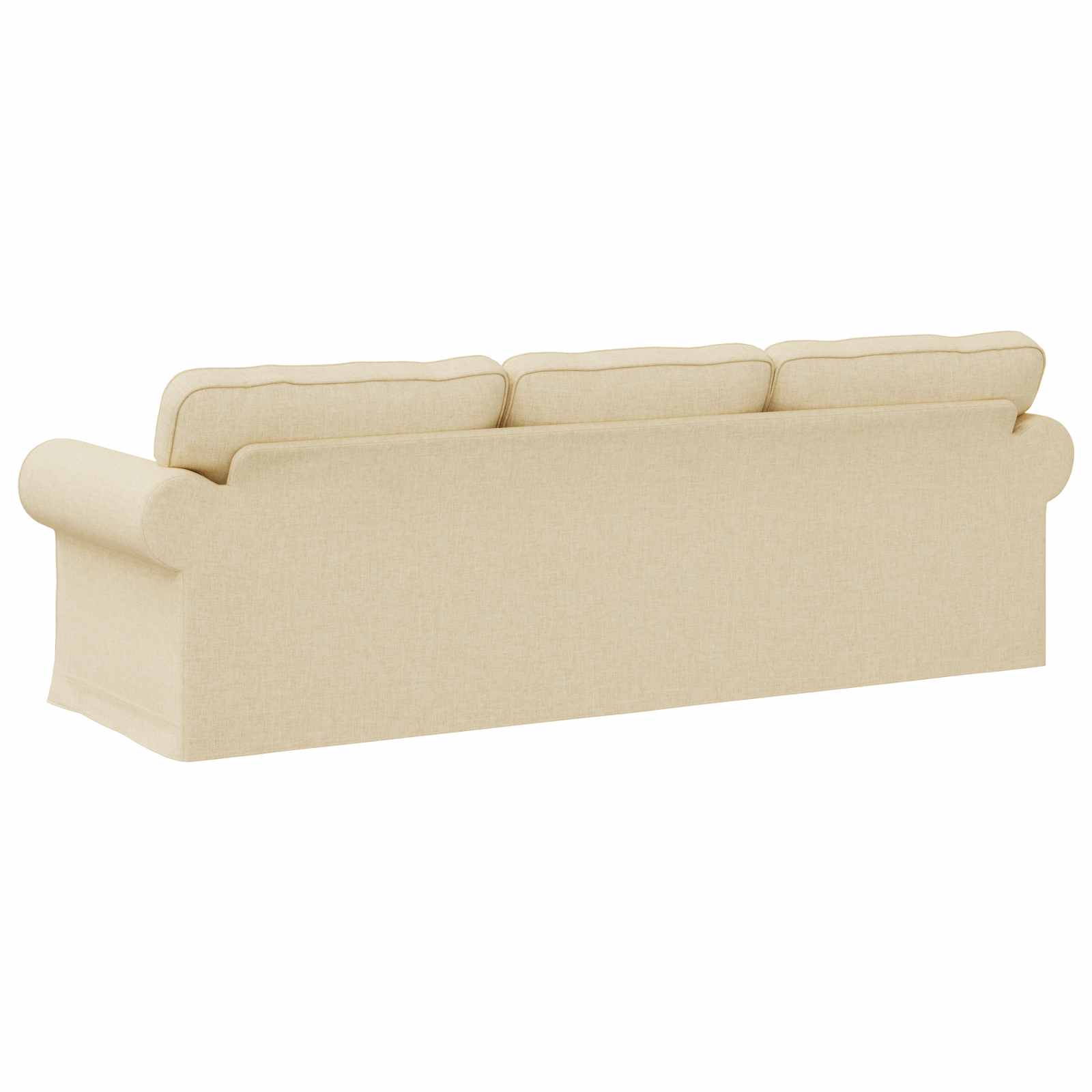 Canapé Crème 245 x 82 x 80 cm tissu - XIOS