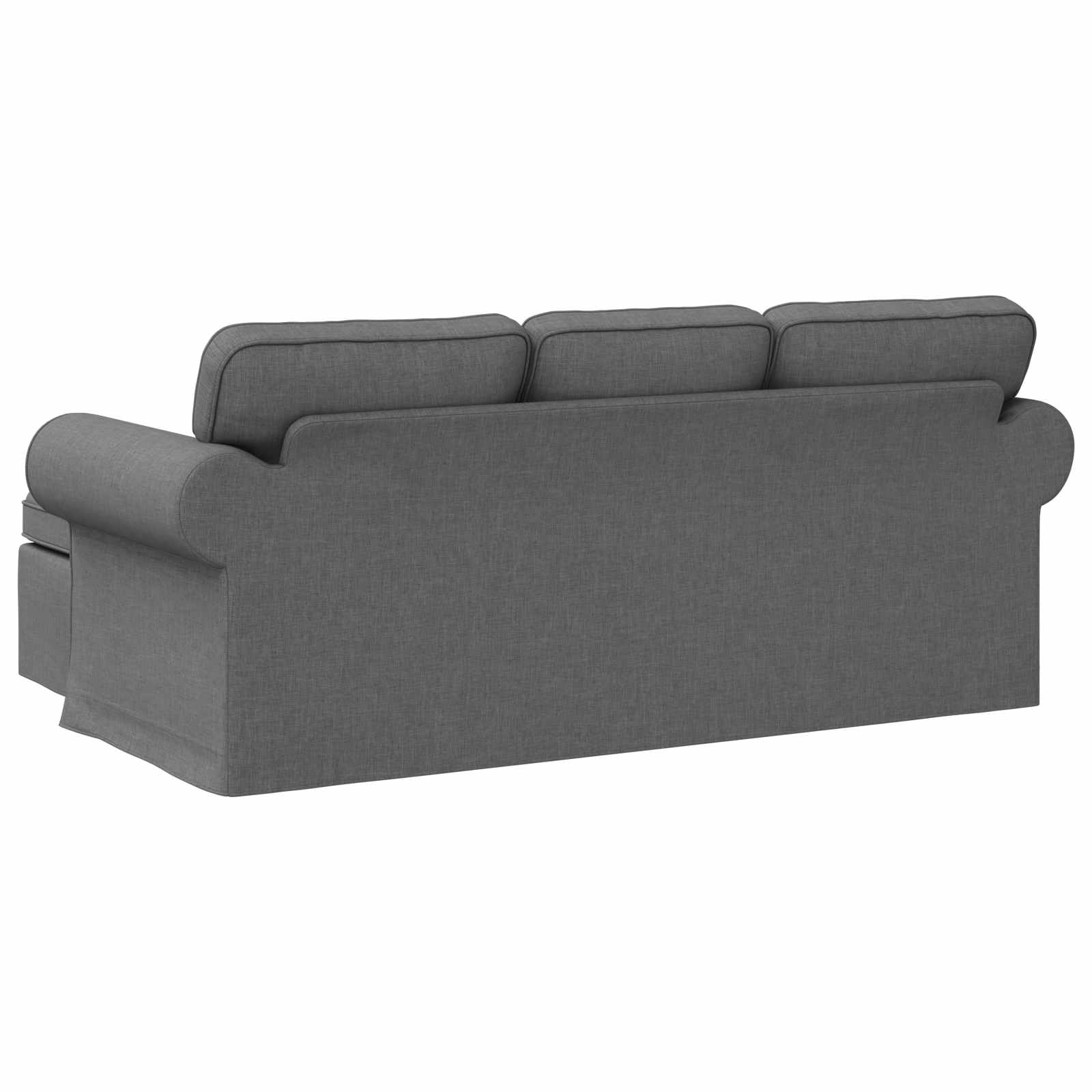 Canapé Gris foncé 195 x 138 x 80 cm tissu