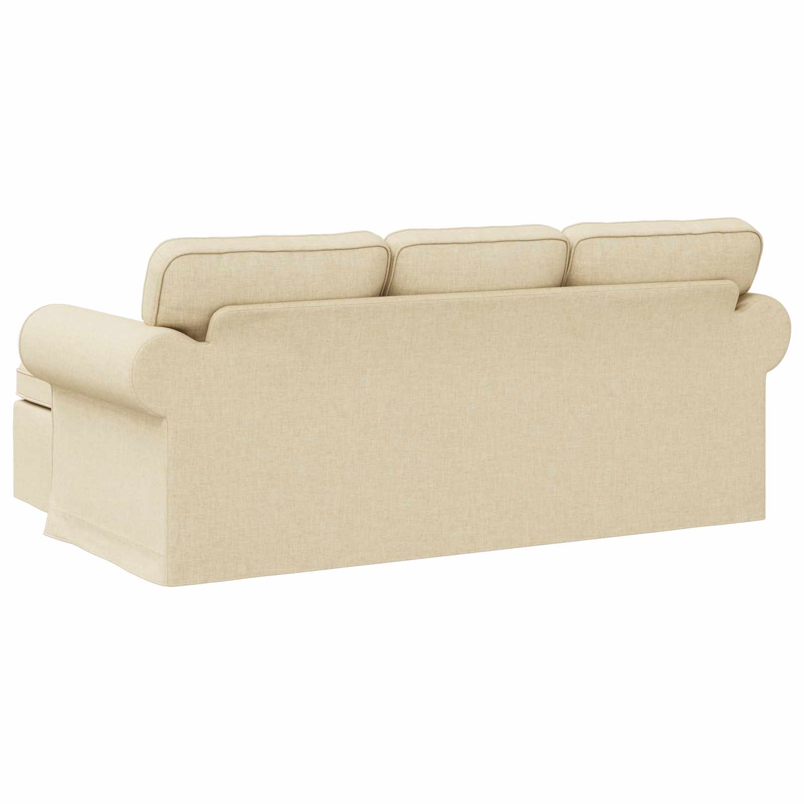Canapé Crème 195 x 138 x 80 cm tissu
